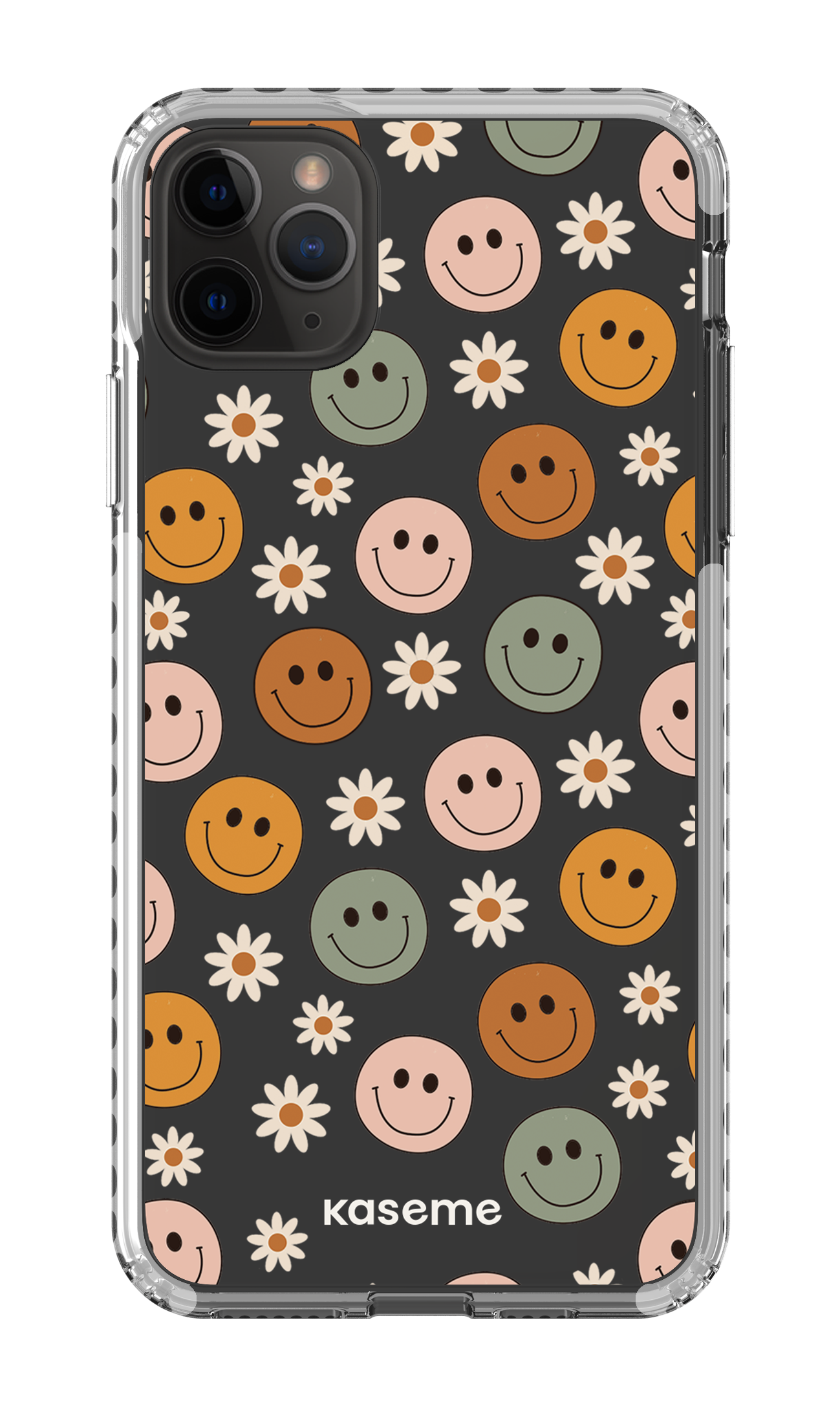 iPhone 11 Pro Max Clear Case - White Smirk Clear Case -