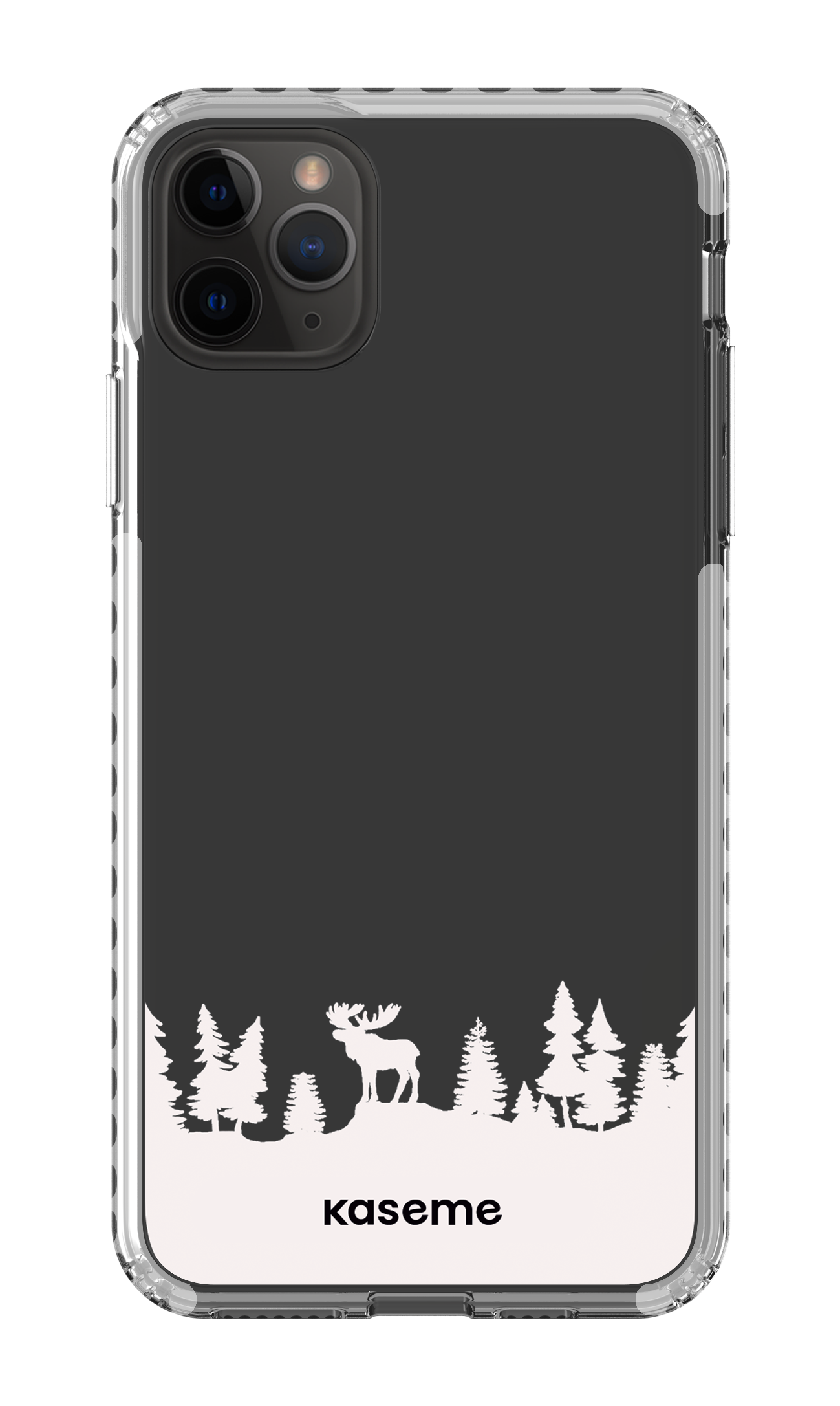 iPhone 11 Pro Max Clear Case - White The Moose Clear Case -