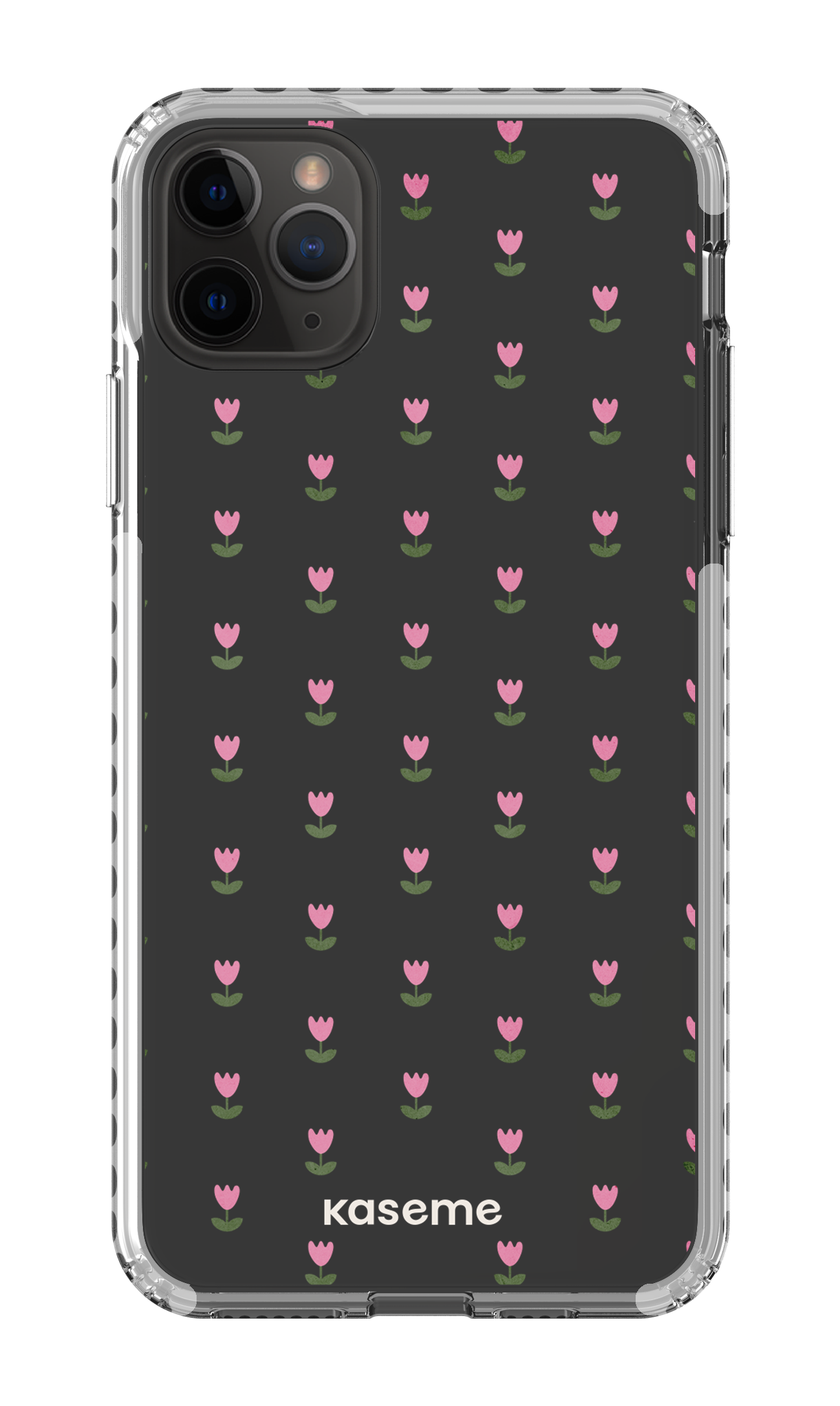 iPhone 11 Pro Max Clear Case - White Triumph Pink Clear Case -