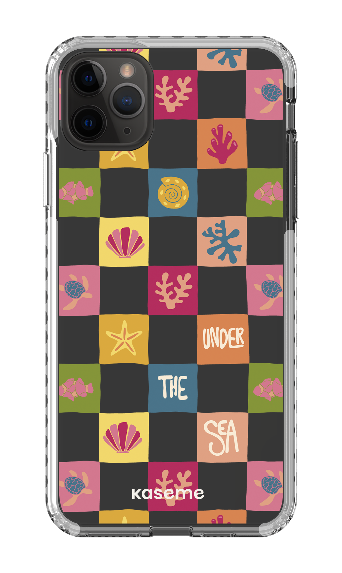 iPhone 11 Pro Max Clear Case - White Under the sea Clear Case -