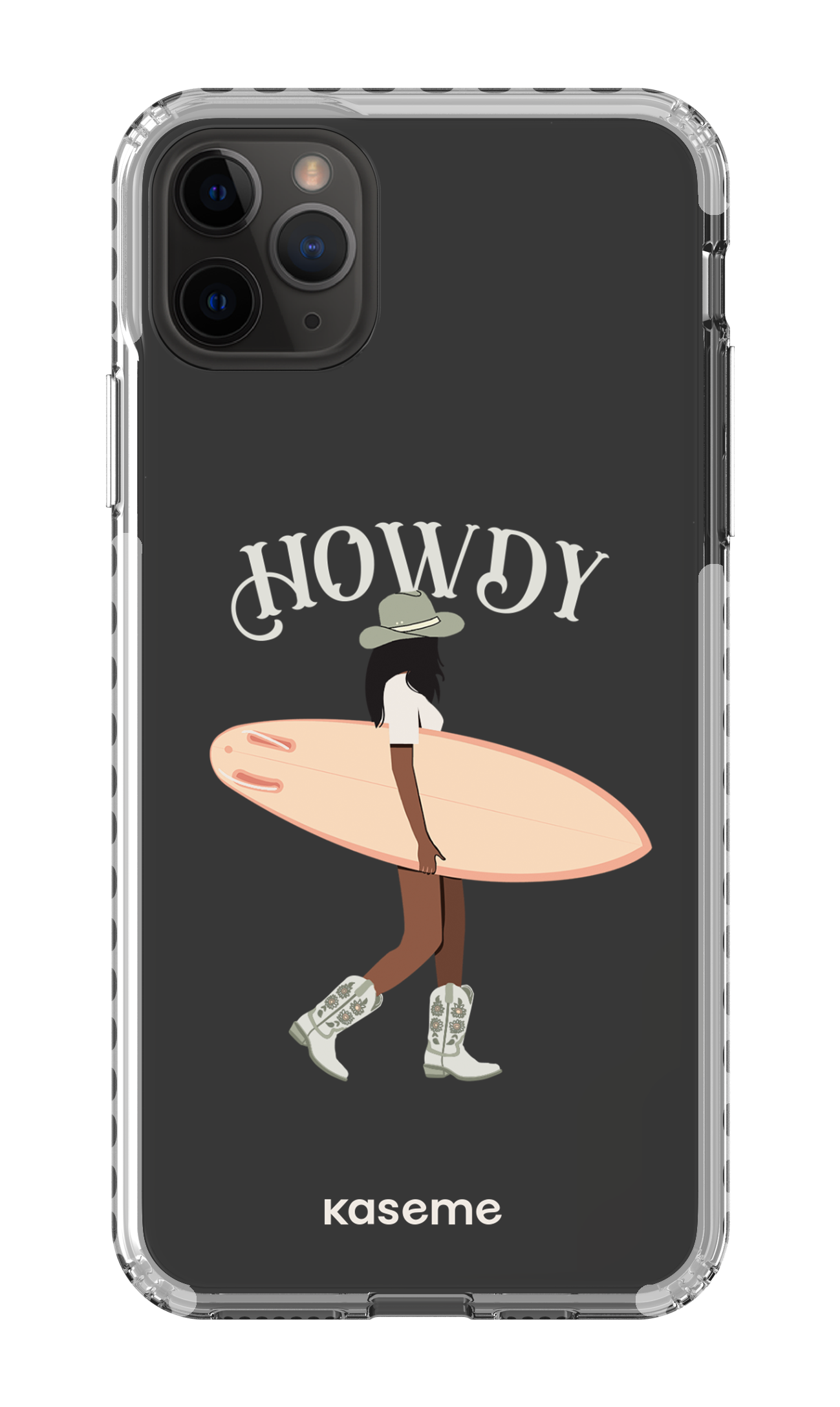 iPhone 11 Pro Max Clear Case - White Westsea Green Clear Case -