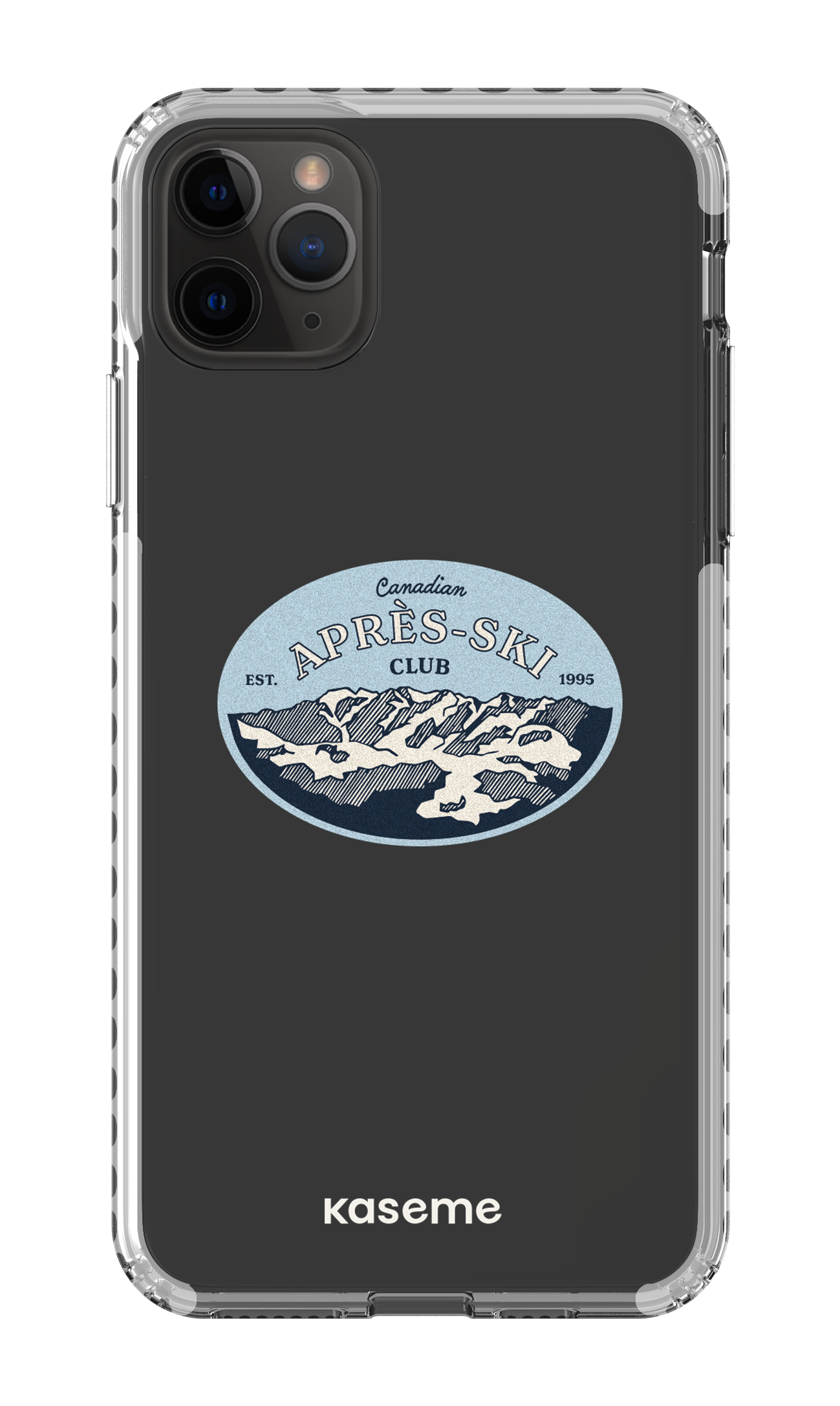 iPhone 11 Pro Max Clear Case - White Whistler Clear Case -