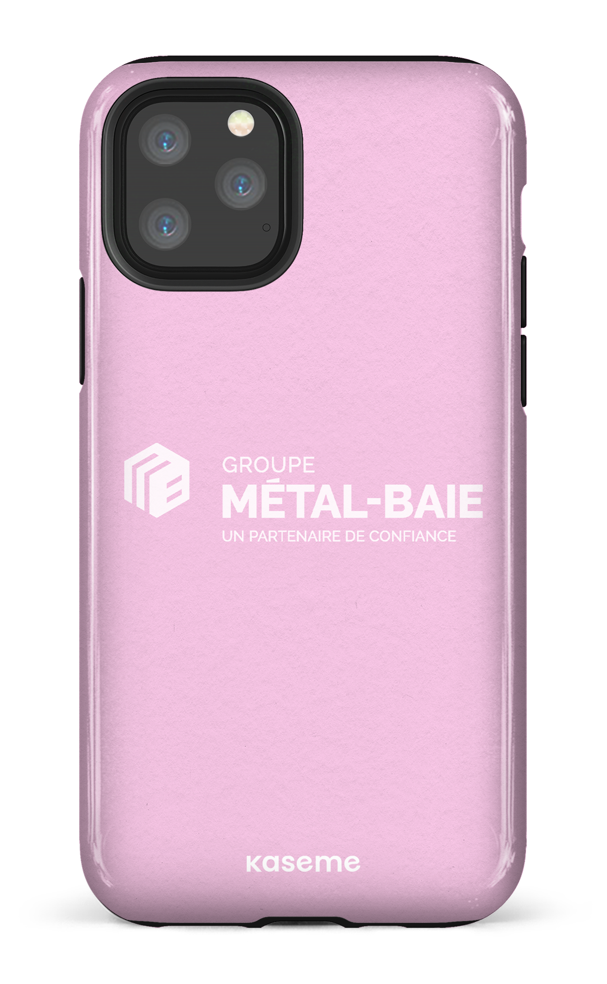iPhone 11 Pro Tough Métal-Baie Rose -