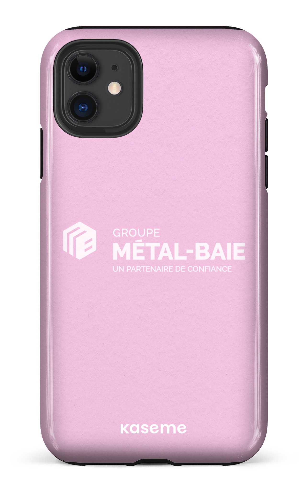 iPhone 11 Tough Métal-Baie Rose -