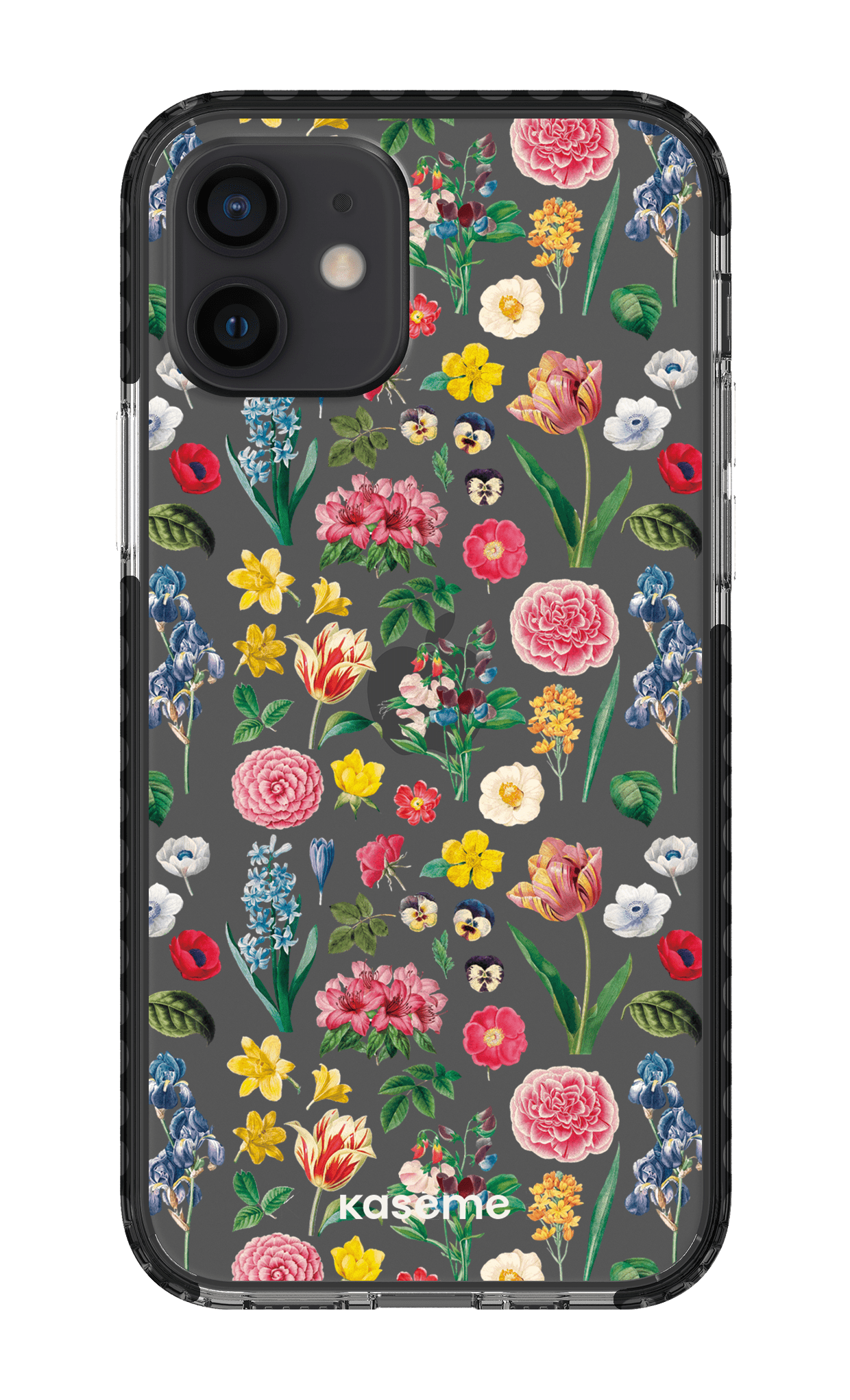 iPhone 12 Clear Case - Black Amelia Clear Case -