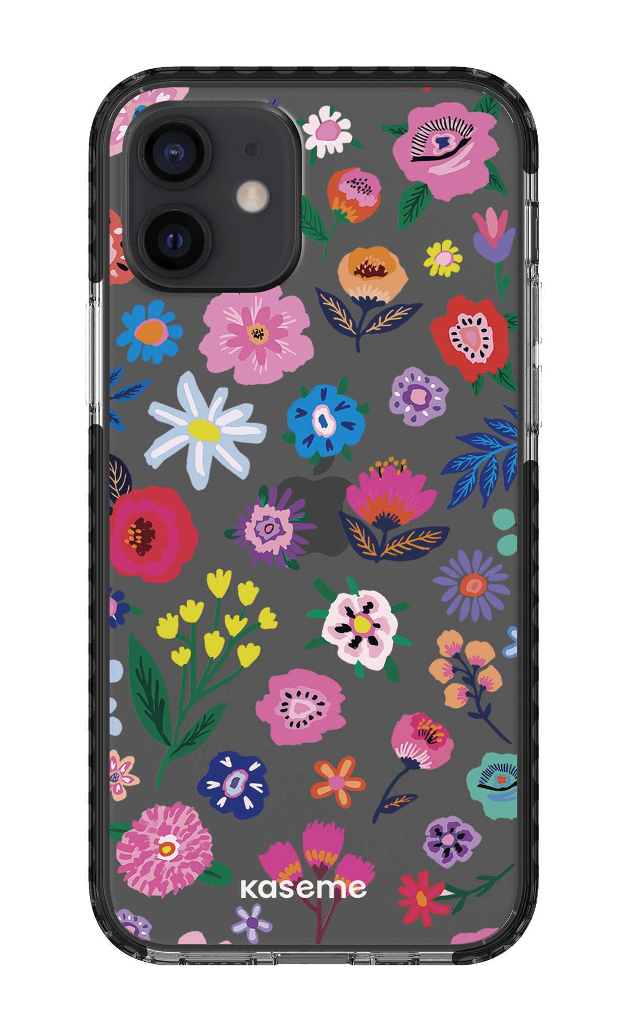 iPhone 12 Clear Case - Black Aura Clear Case -