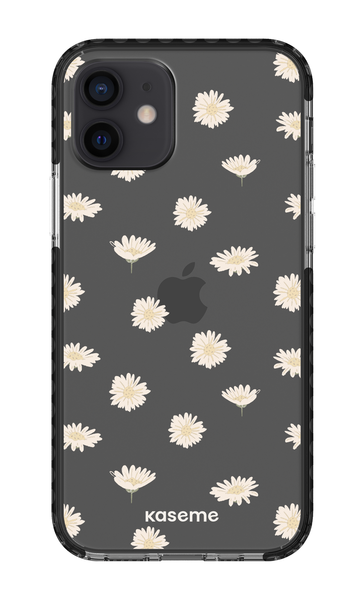 iPhone 12 Clear Case - Black Bella Clear Case -