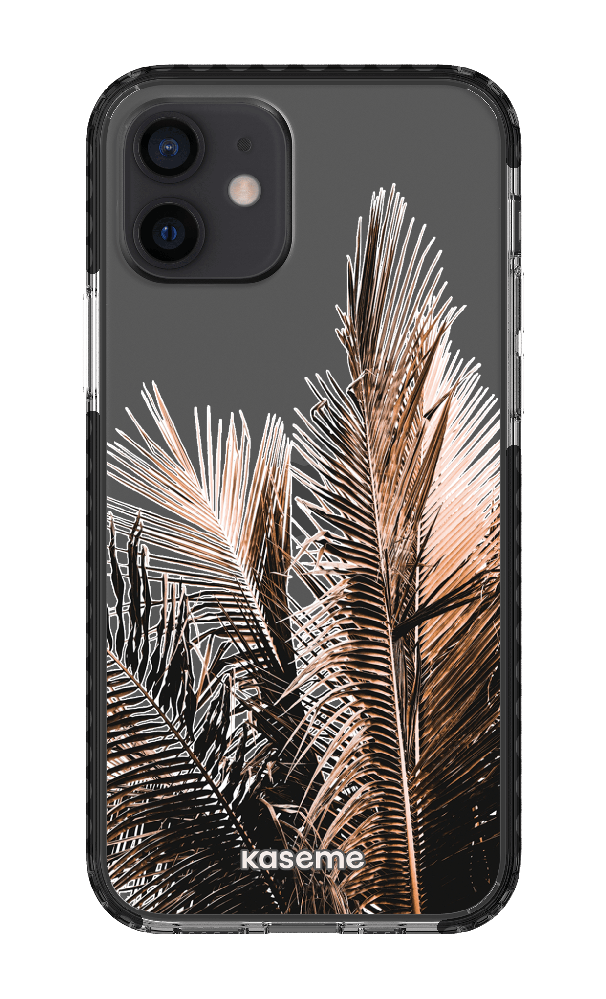 iPhone 12 Clear Case - Black Cali Clear Case -