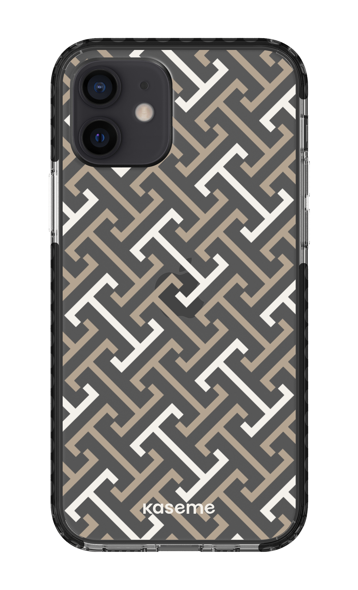 iPhone 12 Clear Case - Black Elite Clear Case -