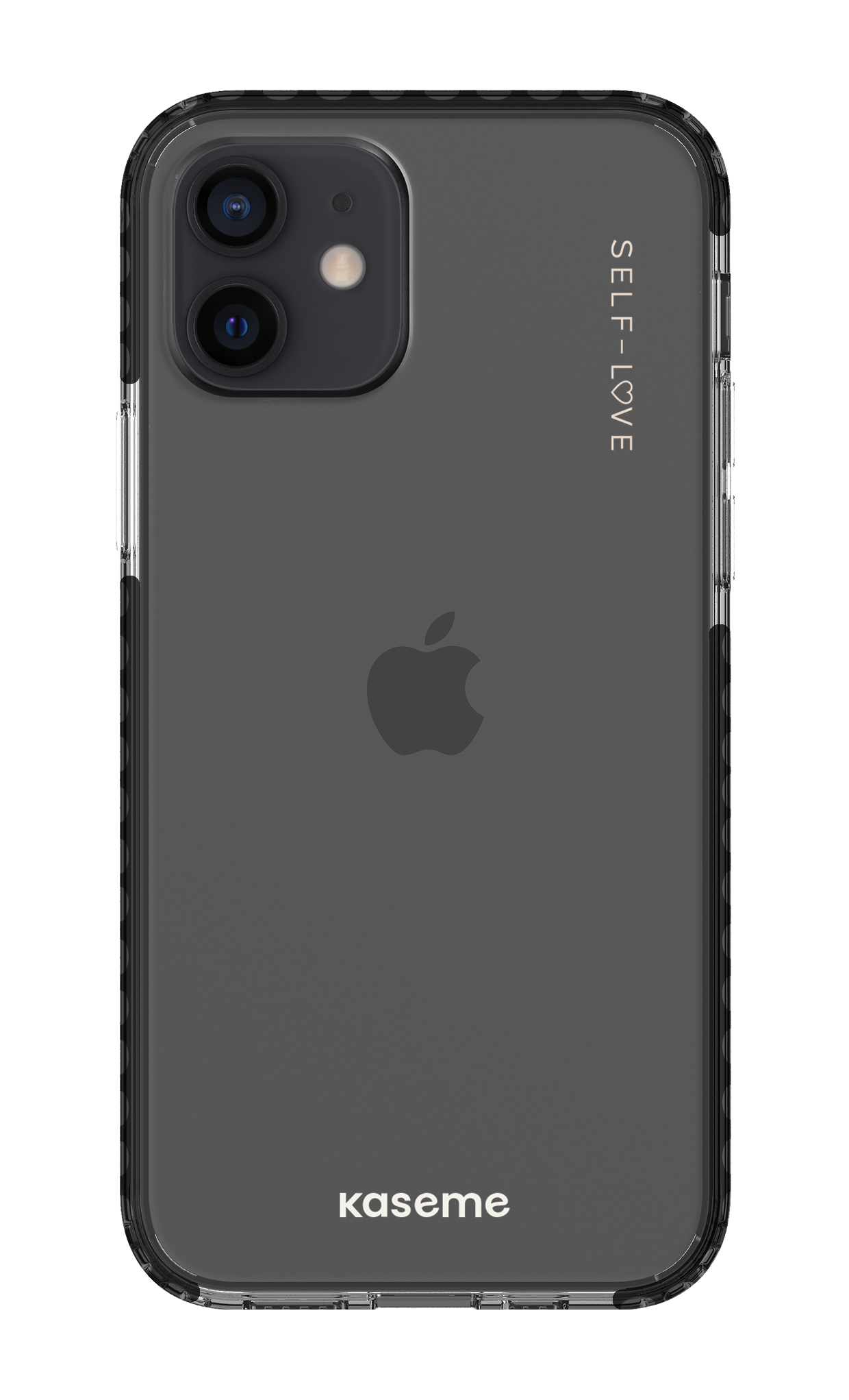 iPhone 12 Clear Case - Black Forevermore Clear Case -