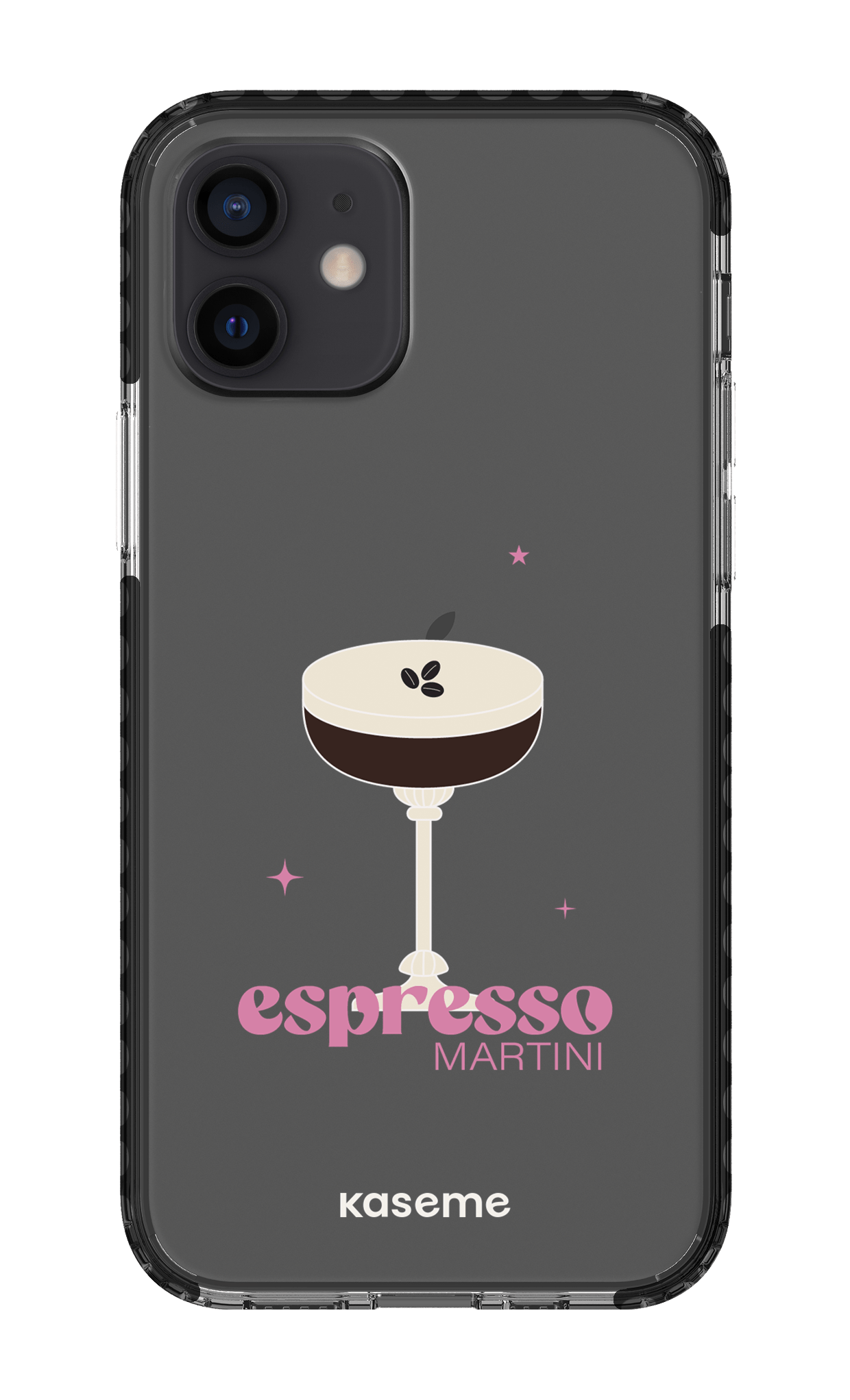 iPhone 12 Clear Case - Black Hold My Tiny Clear Case -