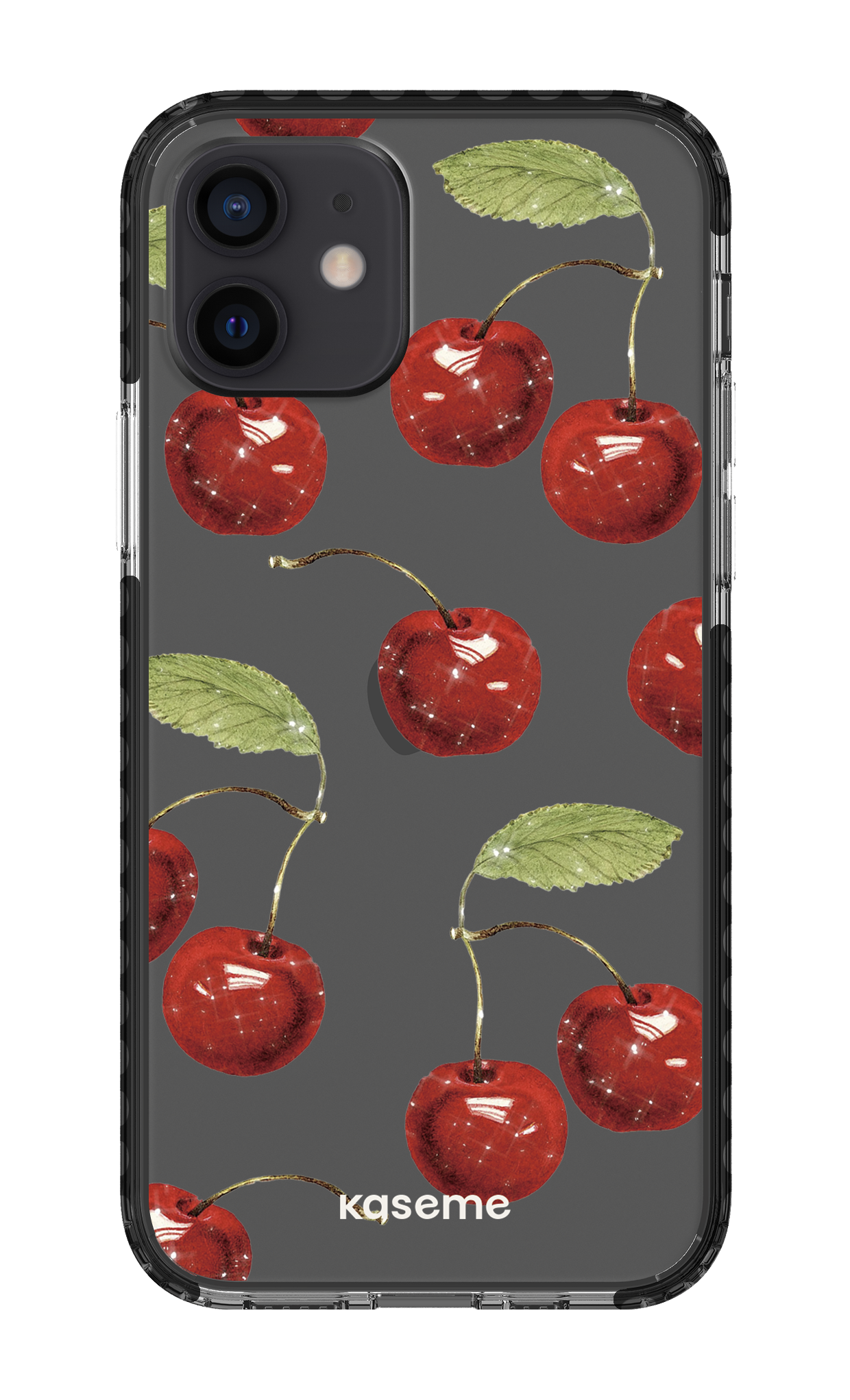 iPhone 12 Clear Case - Black Juicy Clear Case -