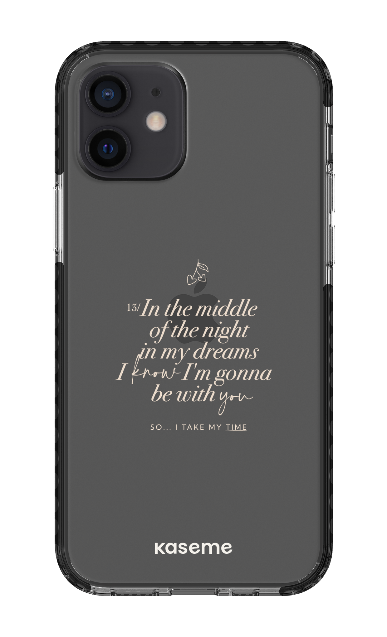 iPhone 12 Clear Case - Black Ready For It Clear Case -