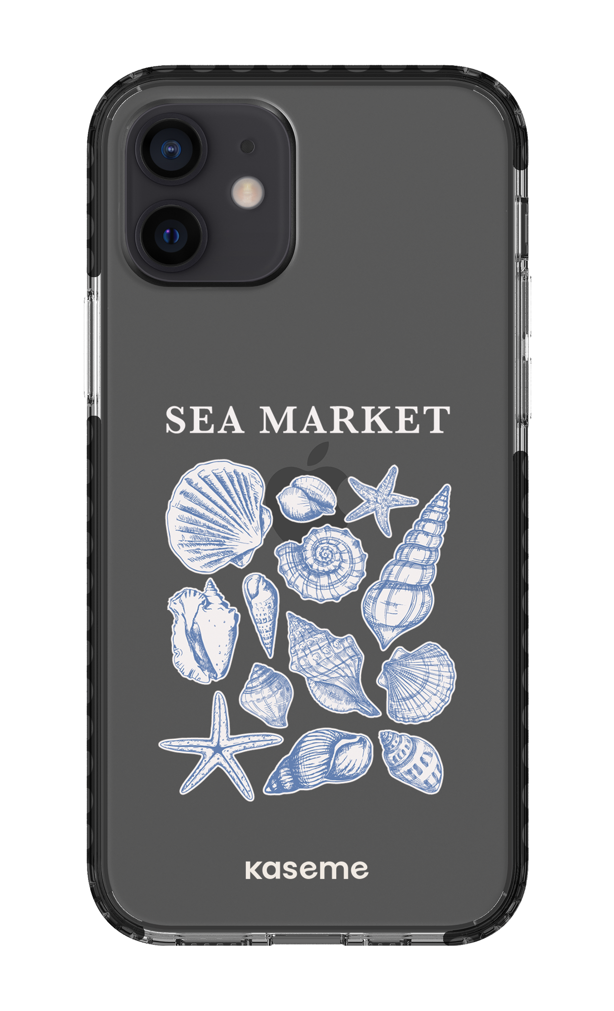 iPhone 12 Clear Case - Black Souvenir Clear Case -