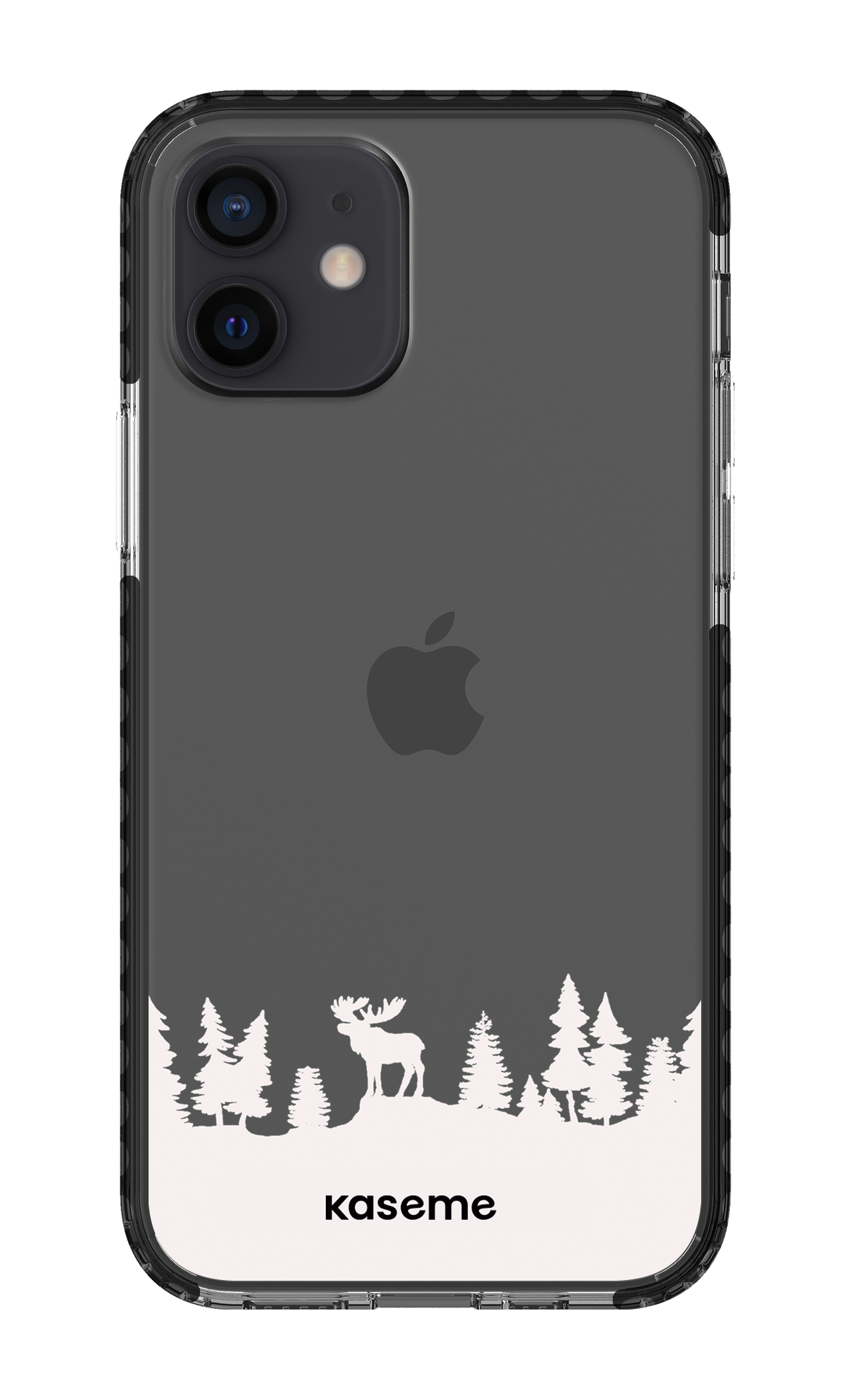 iPhone 12 Clear Case - Black The Moose Clear Case -