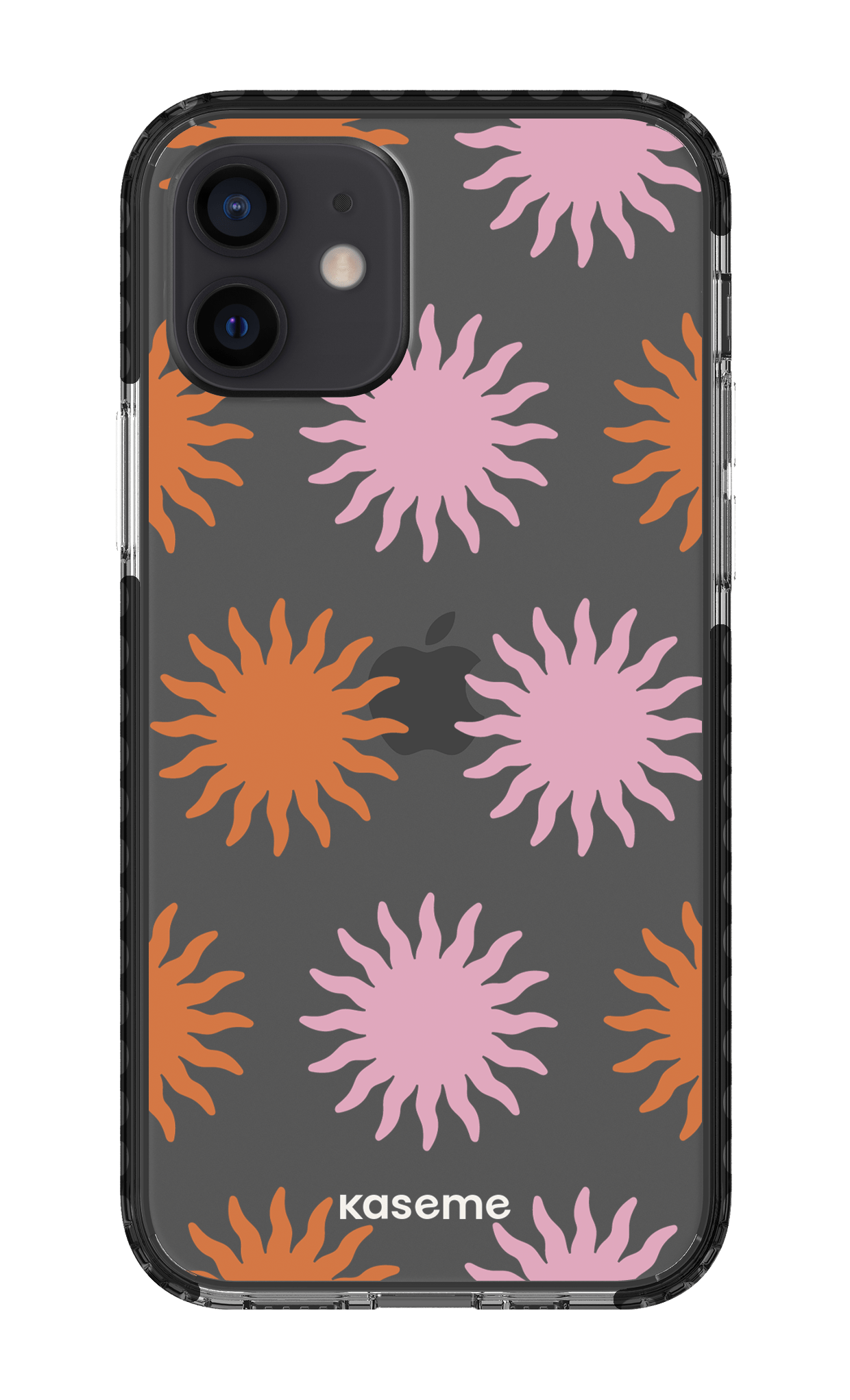 iPhone 12 Clear Case - Black Vitamin Sea Clear Case -