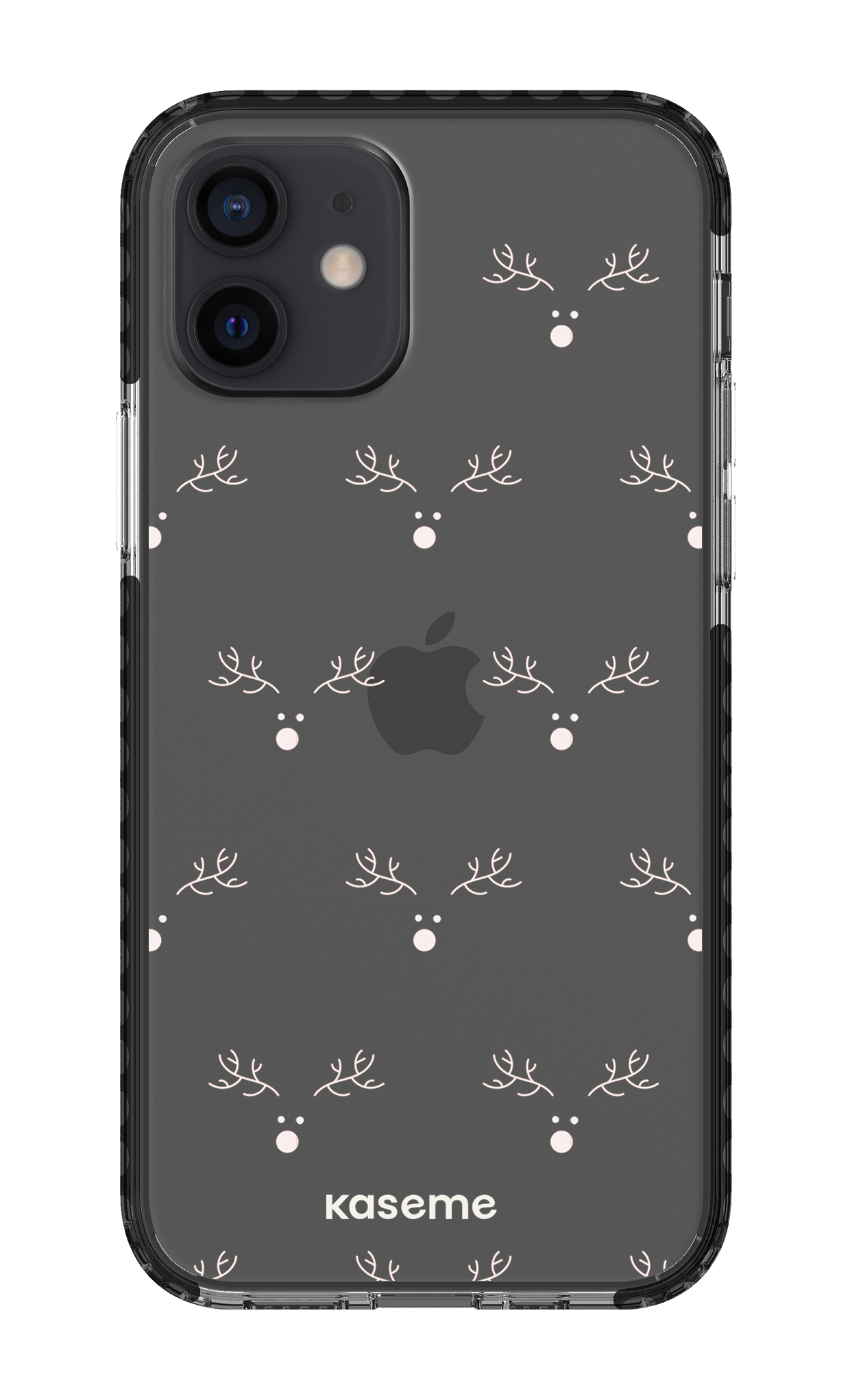 iPhone 12 Clear Case - Black Vixen Clear Case -