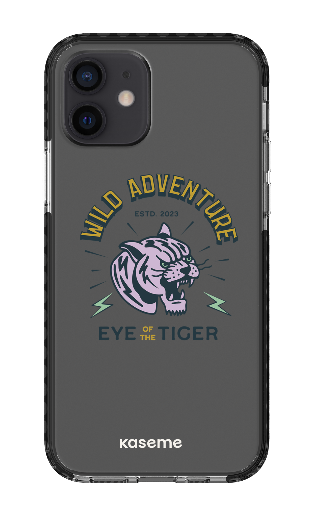 iPhone 12 Clear Case - Black Wildcats clear case -