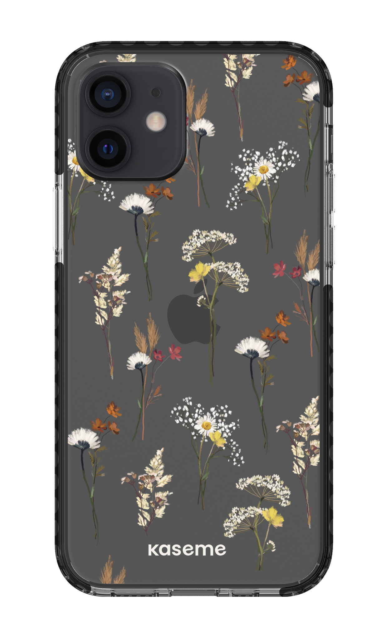 iPhone 12 Clear Case - Black Wilderness Clear Case -