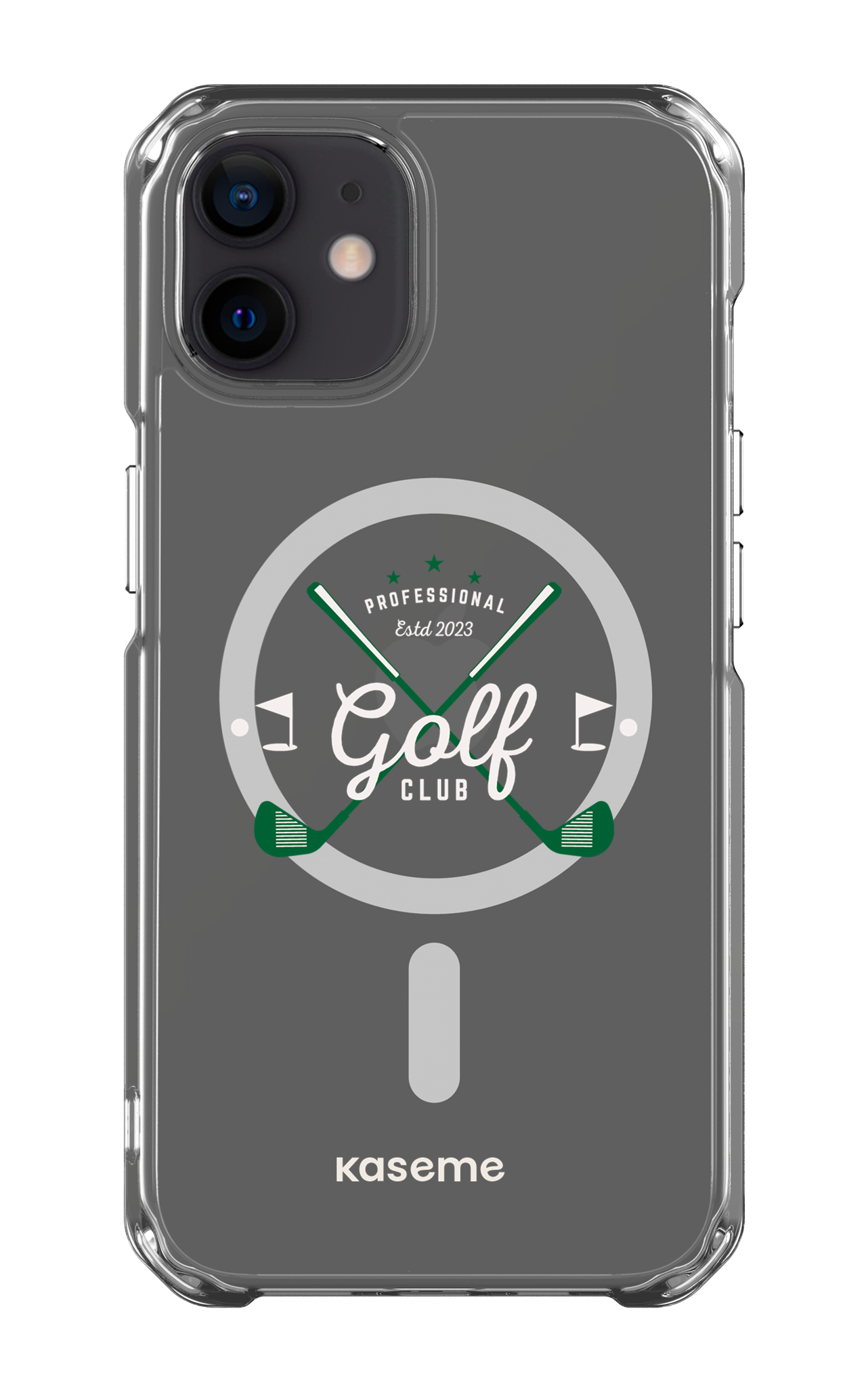 iPhone 12 Clear Case - Magsafe Bogey Clear Case -