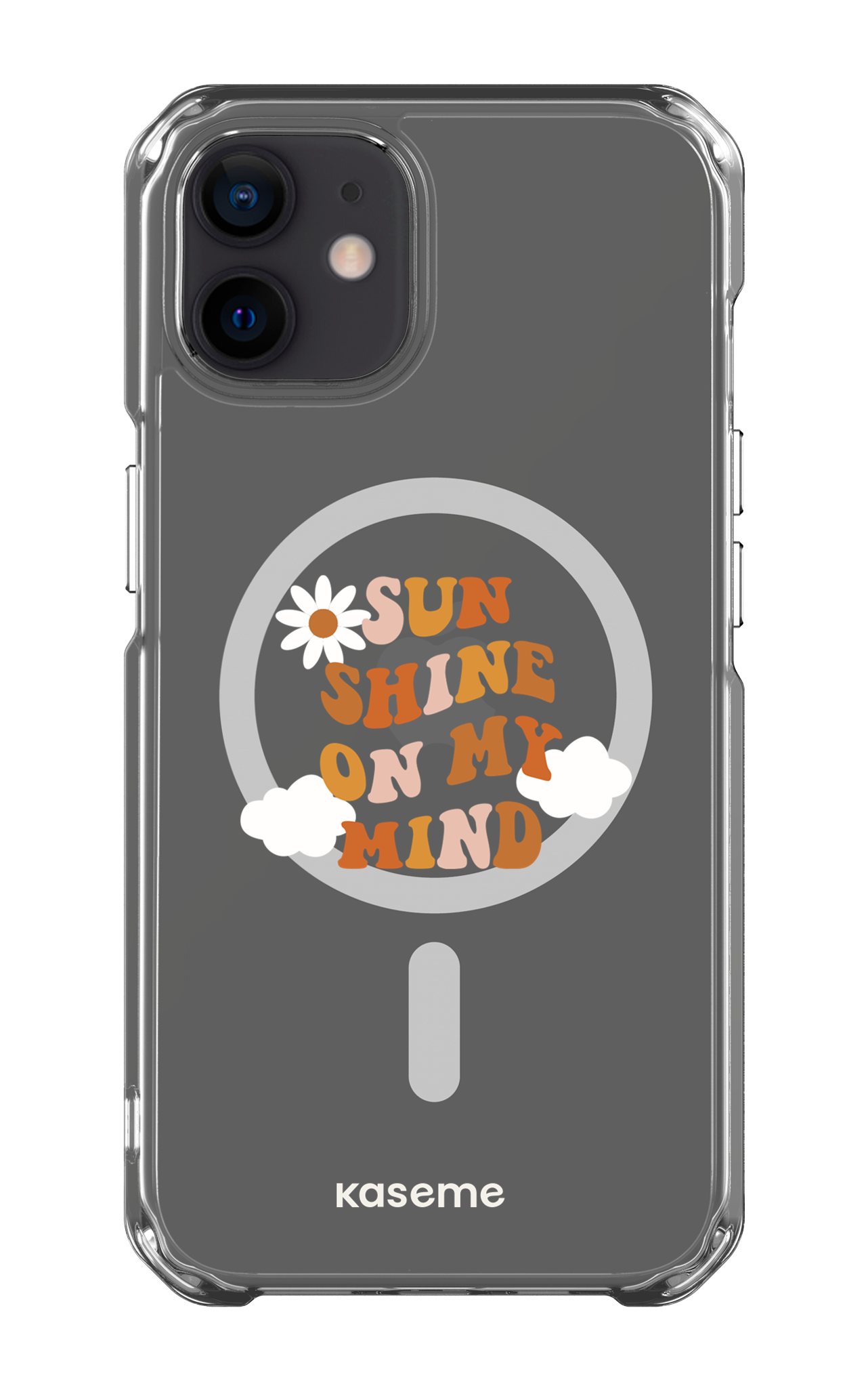 iPhone 12 Clear Case - Magsafe Cheerful Clear Case -