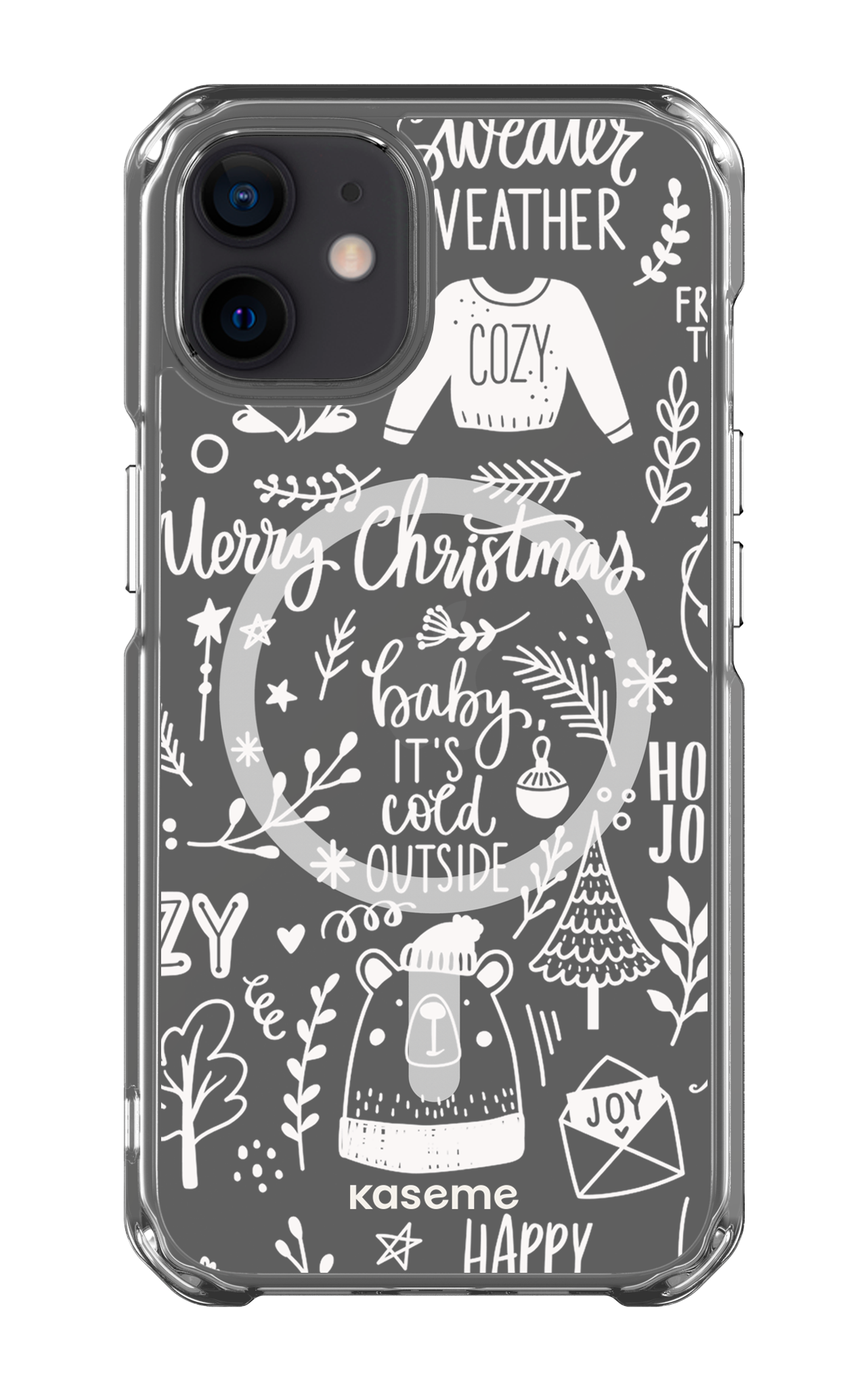 iPhone 12 Clear Case - Magsafe Cold Nights Clear Case -