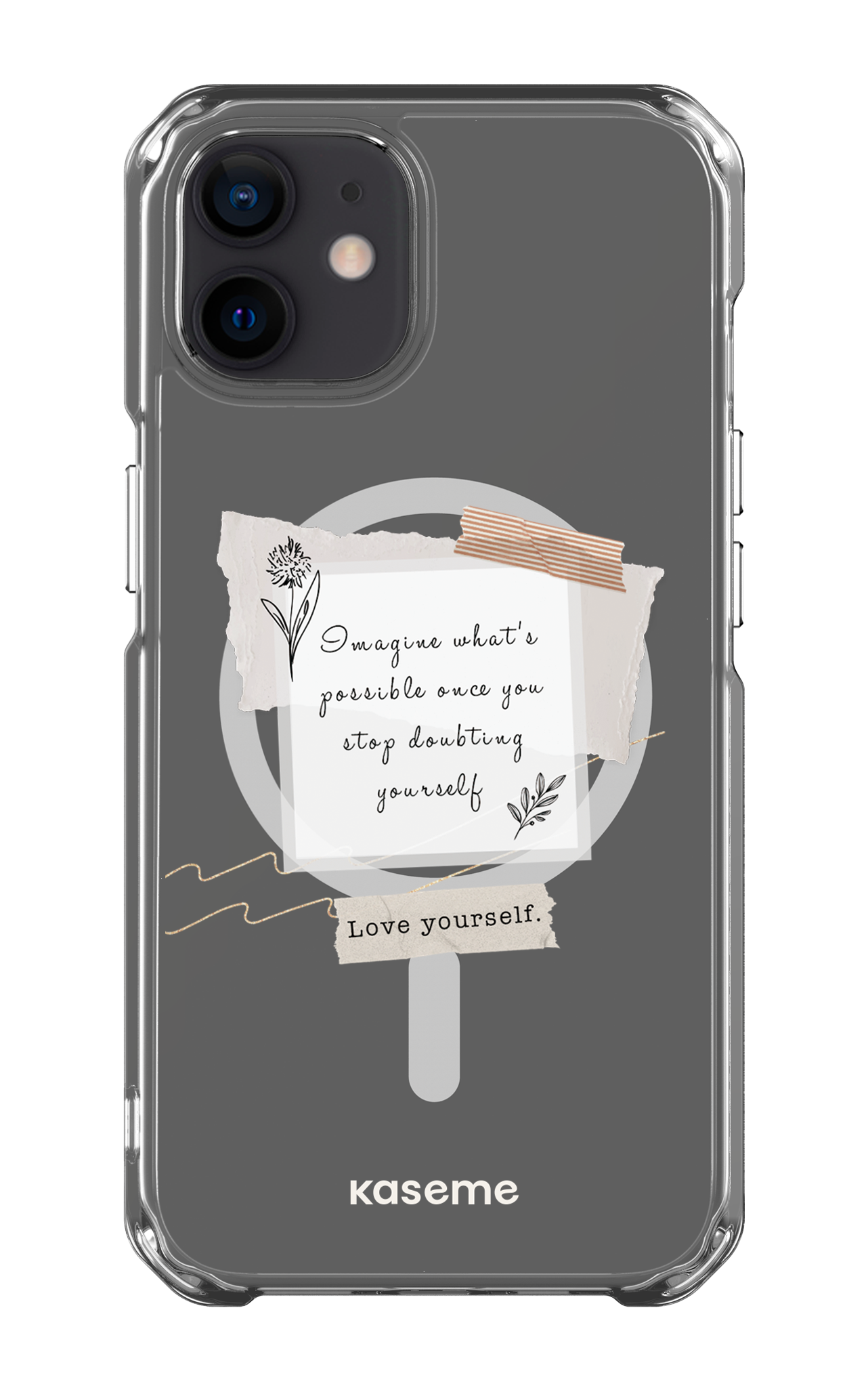 iPhone 12 Clear Case - Magsafe Faith Clear Case -