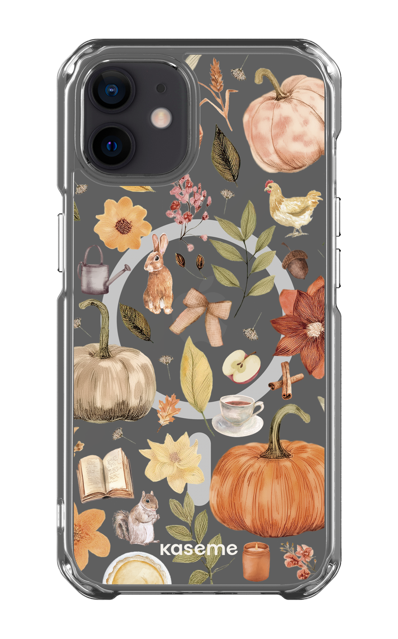 iPhone 12 Clear Case - Magsafe Harvest Hues Clear Case -