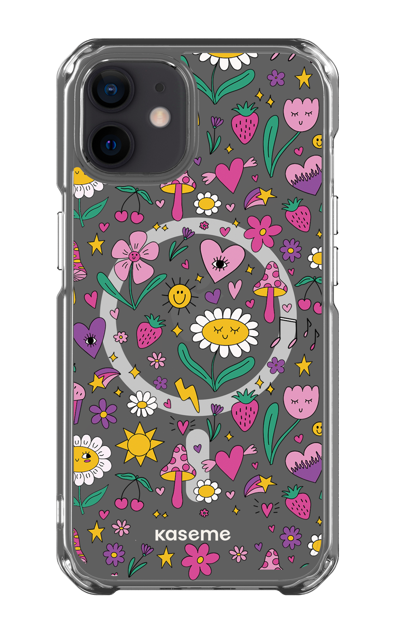 iPhone 12 Clear Case - Magsafe Hypnotize Clear Case -