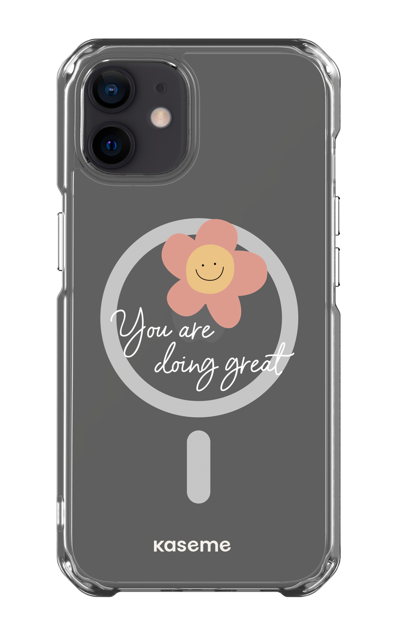 iPhone 12 Clear Case - Magsafe Keep going Clear Case -