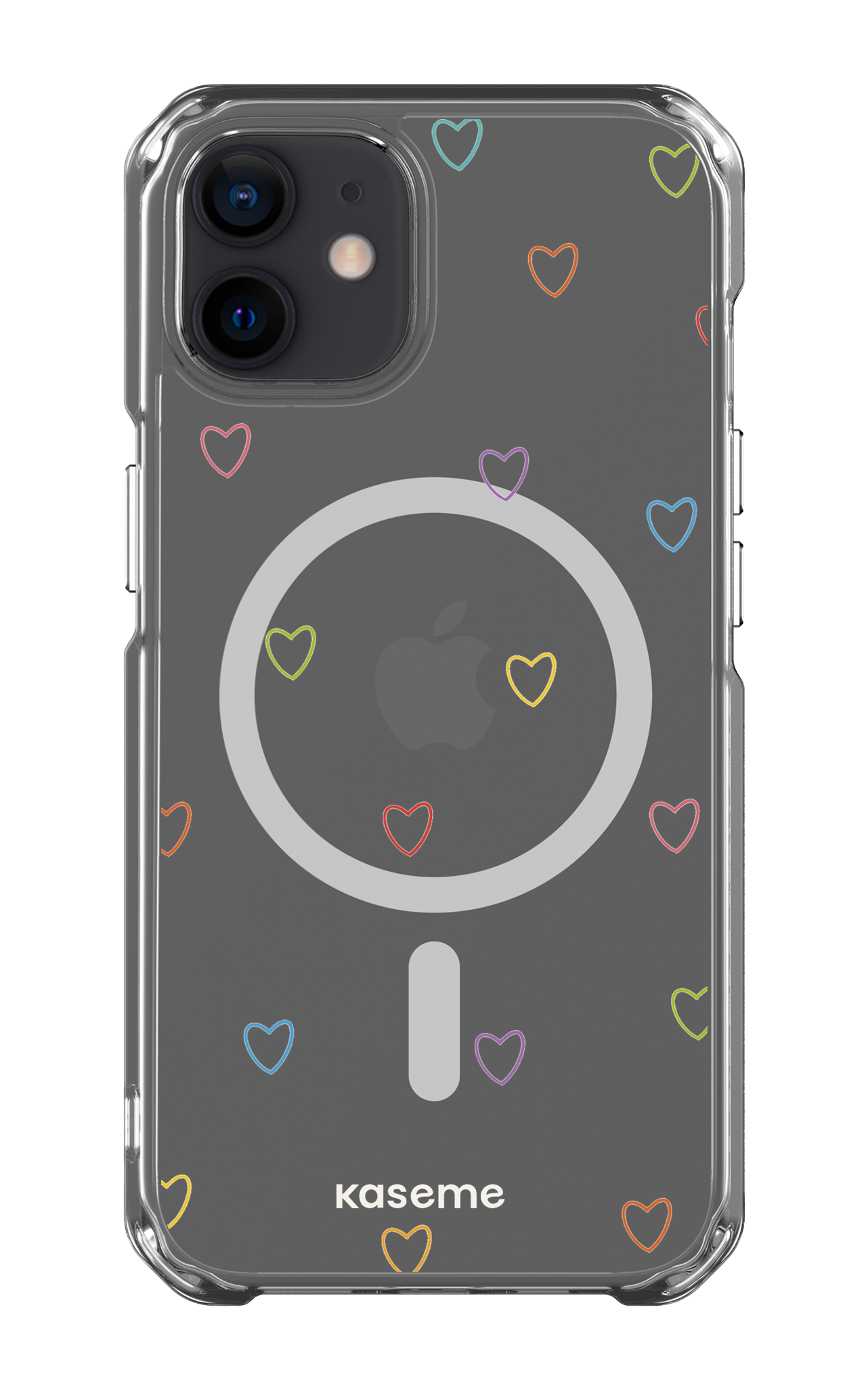 iPhone 12 Clear Case - Magsafe Love Wins Clear Case -