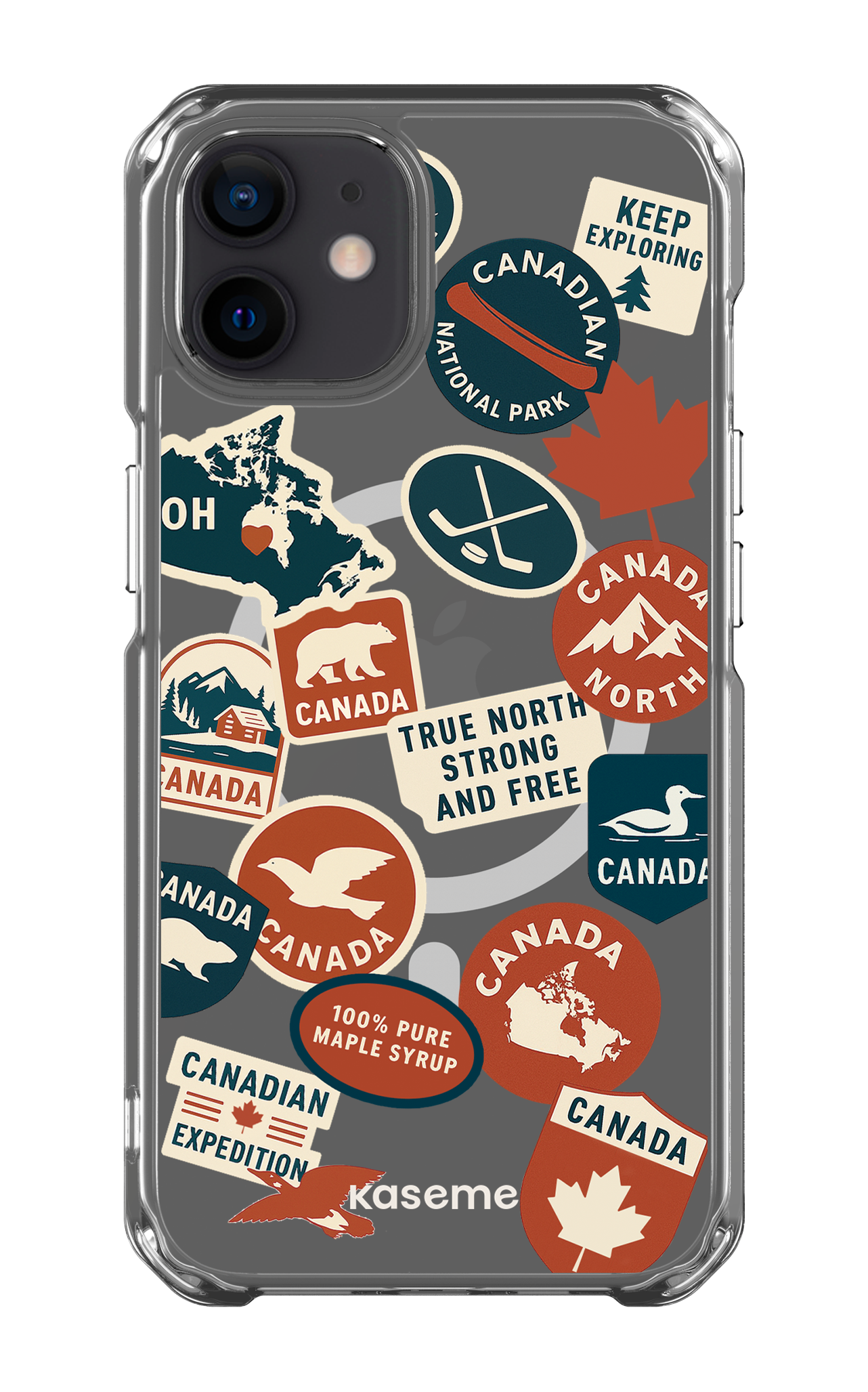 iPhone 12 Clear Case - Magsafe Oh Maple -