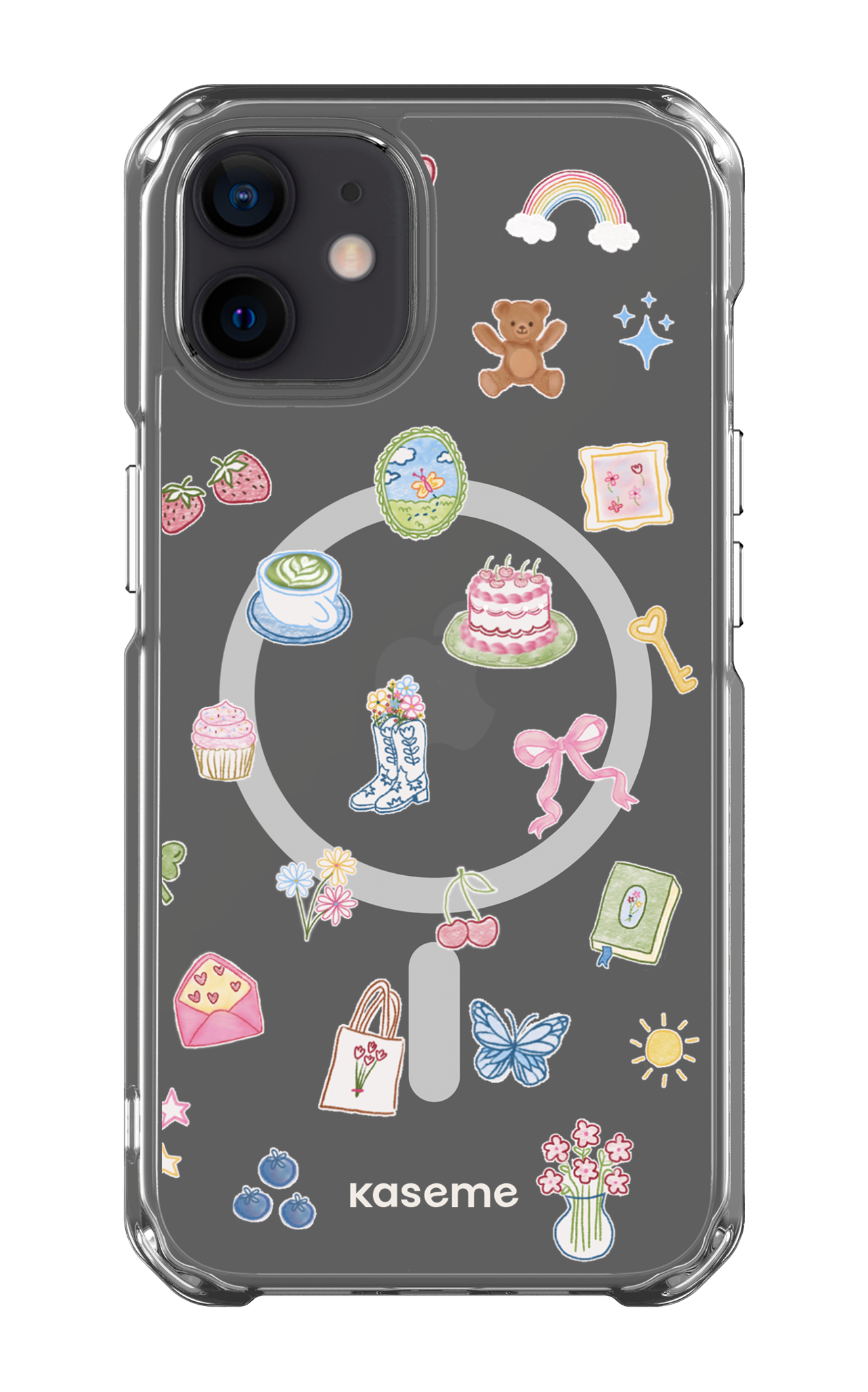 iPhone 12 Clear Case - Magsafe Poetry Clear Case -