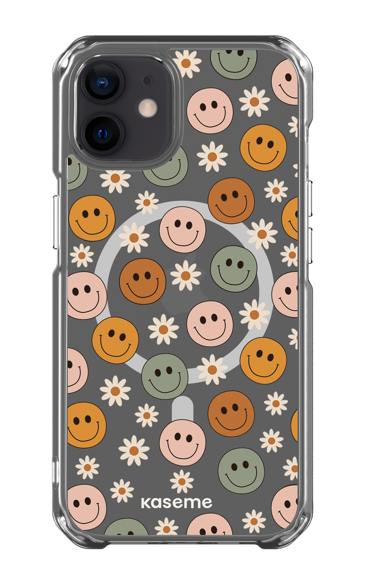 iPhone 12 Clear Case - Magsafe Smirk Clear Case -