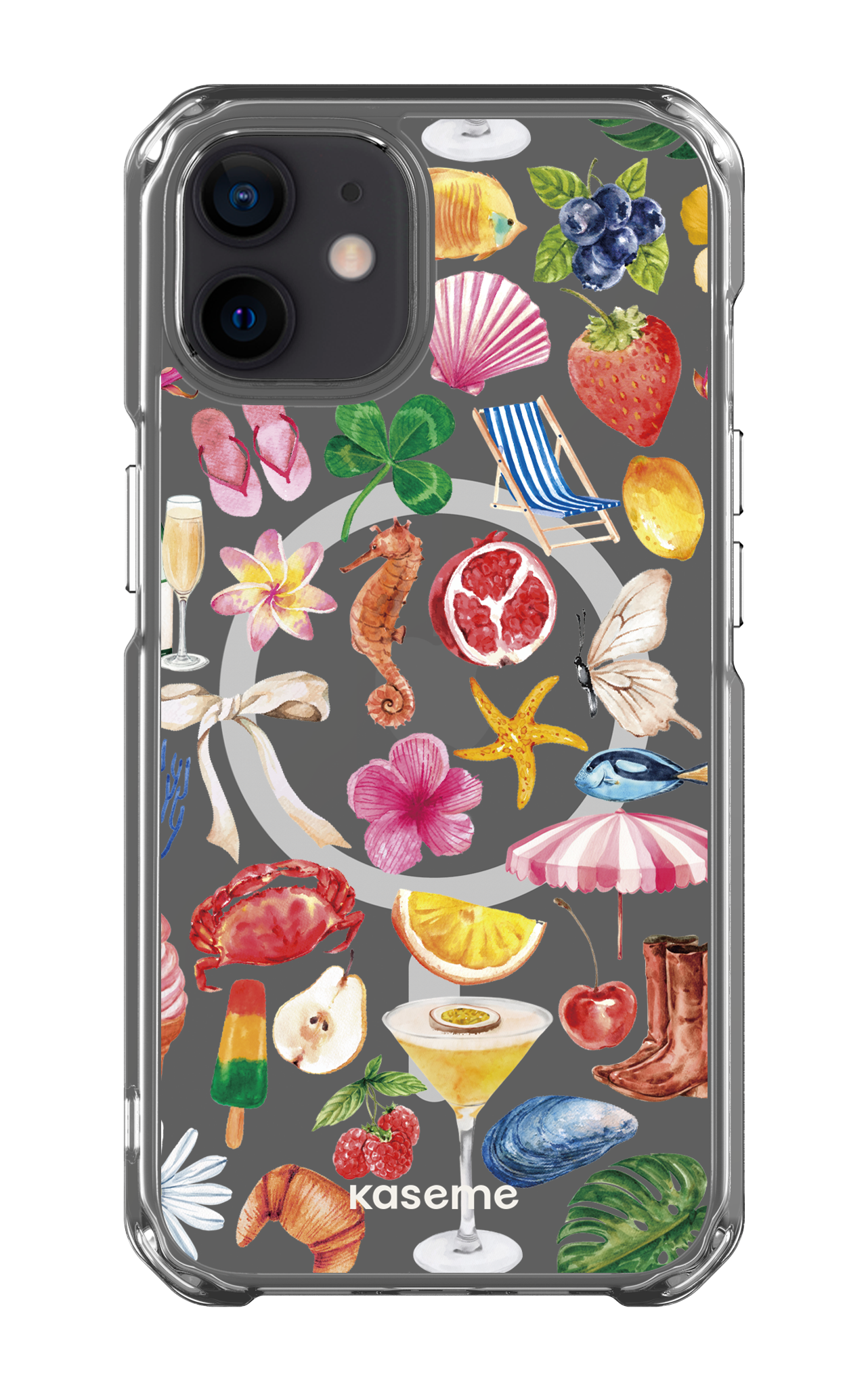 iPhone 12 Clear Case - Magsafe St-Tropez Clear Case -