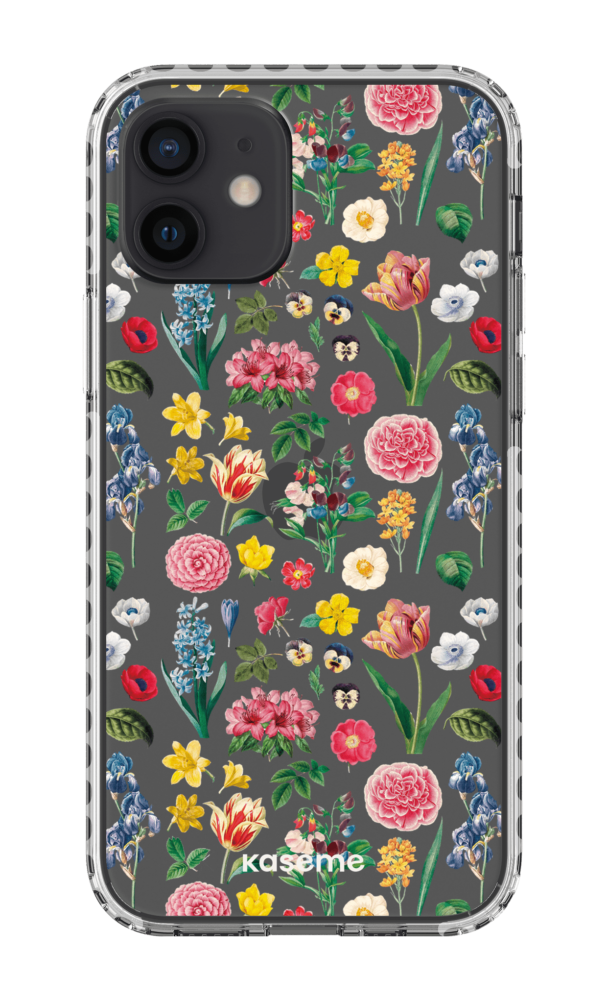 iPhone 12 Clear Case - White Amelia Clear Case -