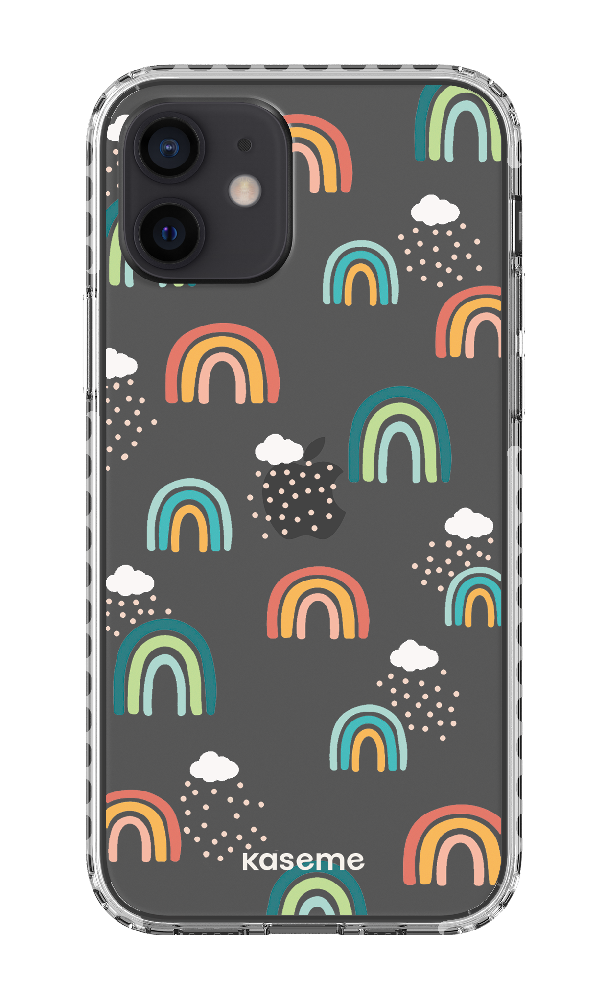 iPhone 12 Clear Case - White Be You Clear Case -