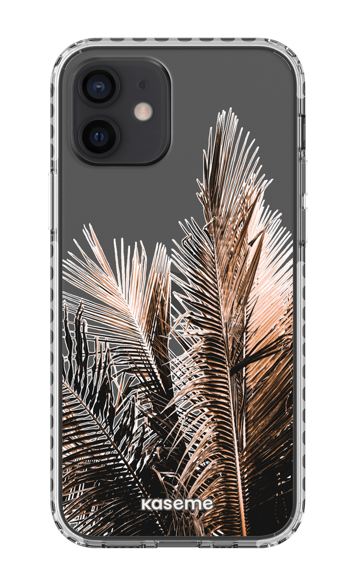 iPhone 12 Clear Case - White Cali Clear Case -