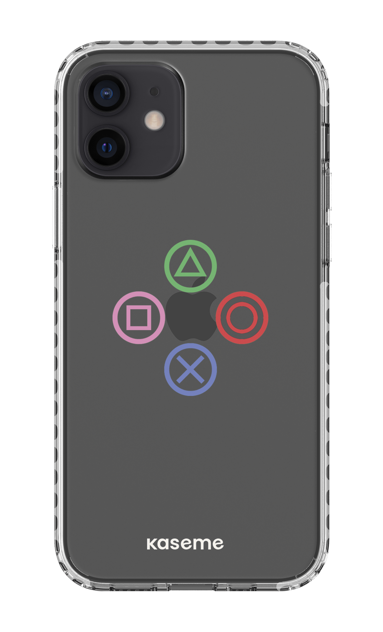 iPhone 12 Clear Case - White Console clear case -