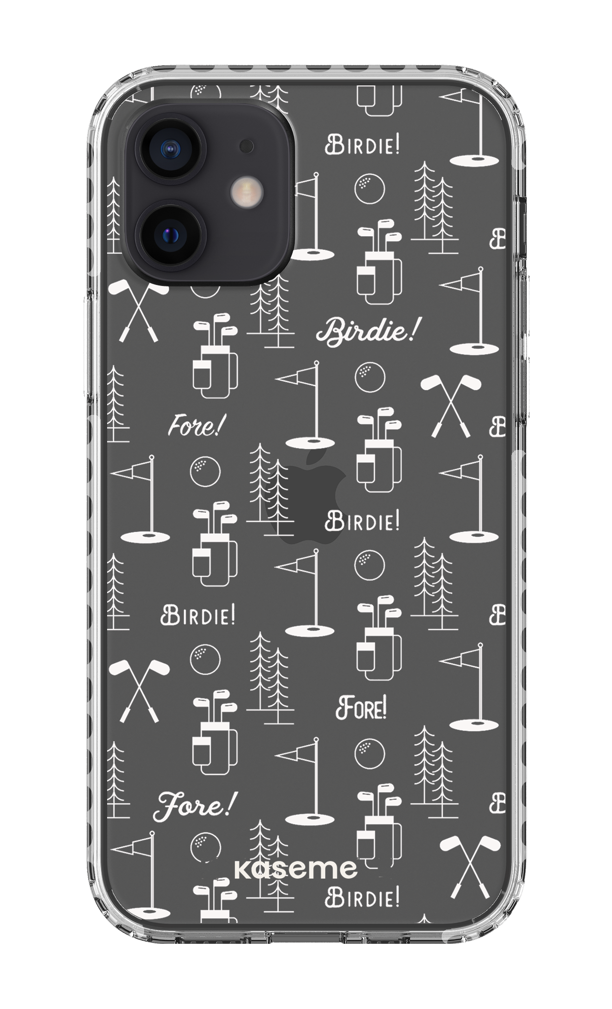 iPhone 12 Clear Case - White Fore clear case -