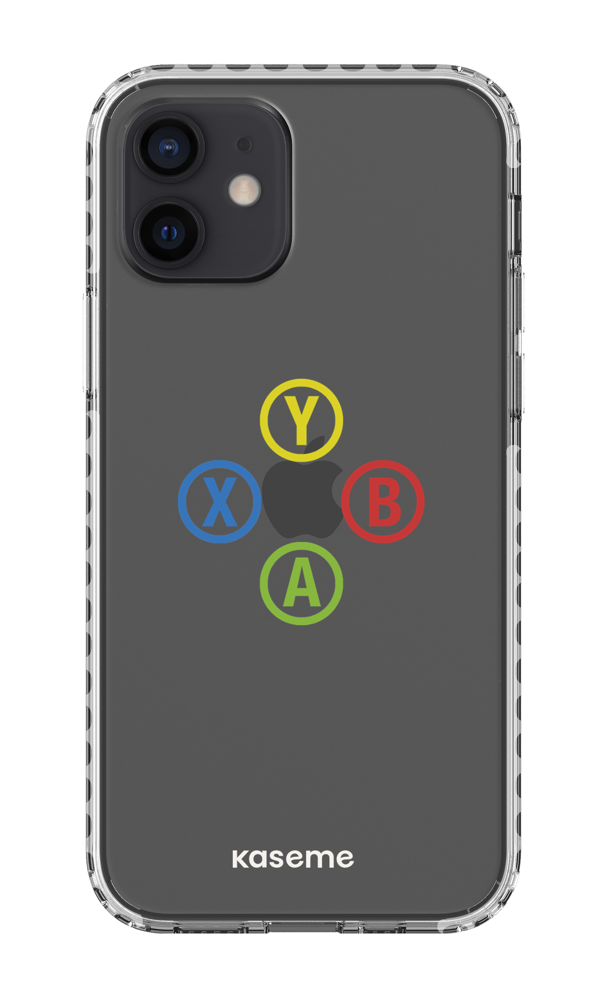 iPhone 12 Clear Case - White Game clear case -