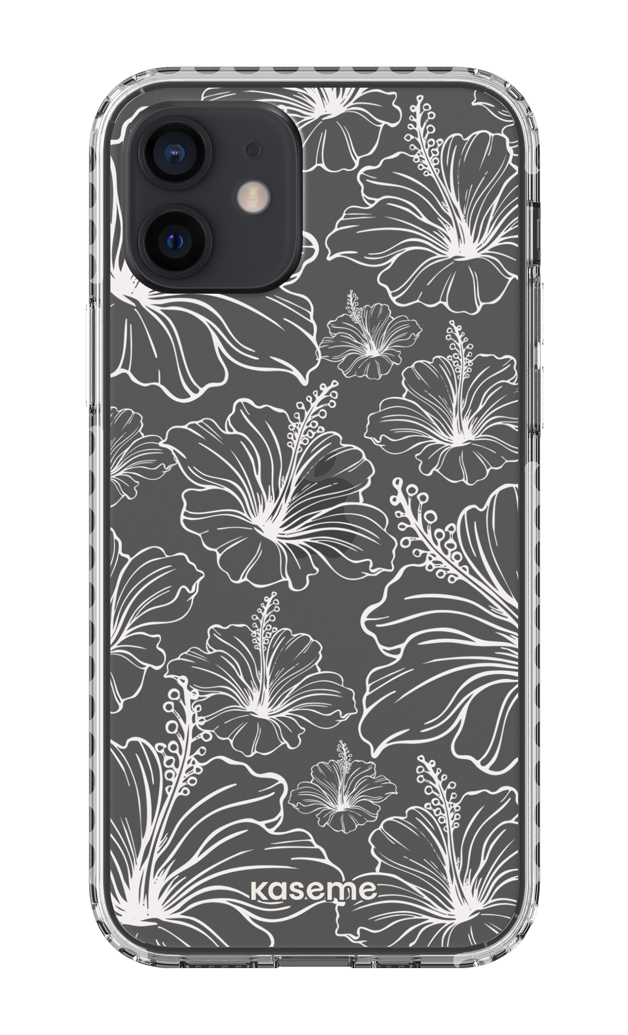 iPhone 12 Clear Case - White Kahala Clear Case -