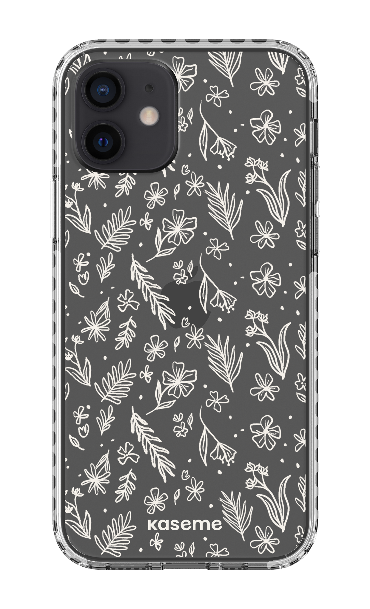 iPhone 12 Clear Case - White Olive Branch Clear Case -