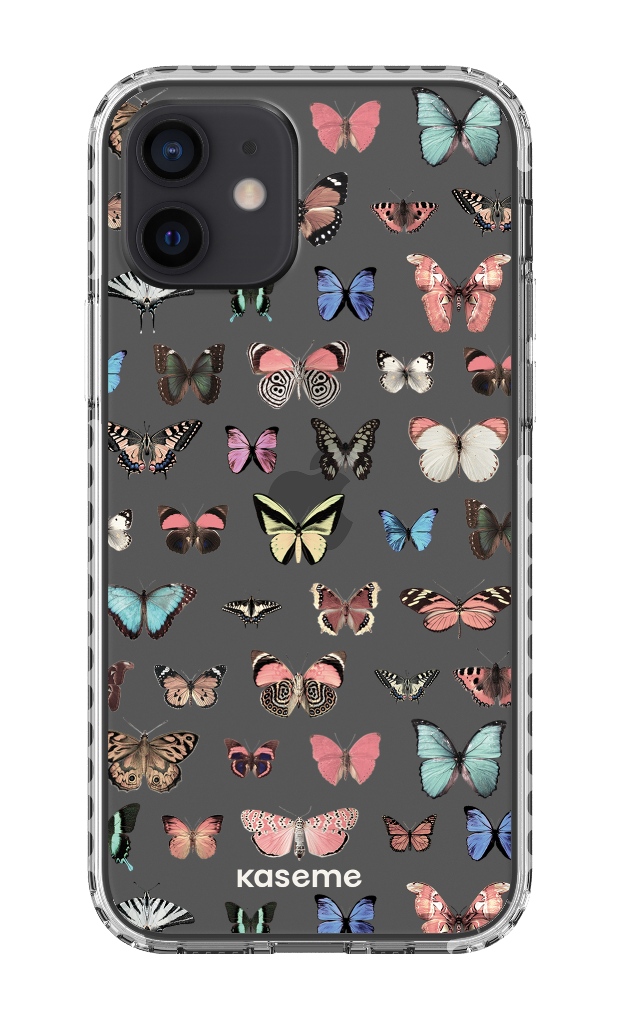 iPhone 12 Clear Case - White Paloma clear case -