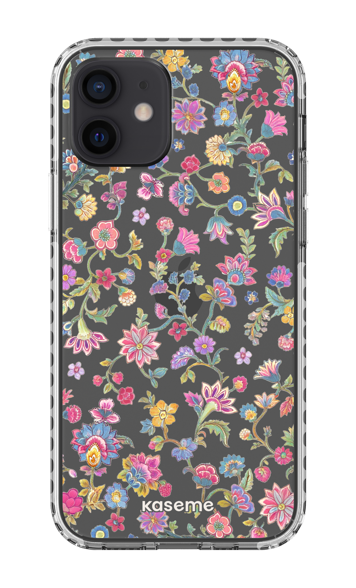 iPhone 12 Clear Case - White Secret Garden Clear Case -