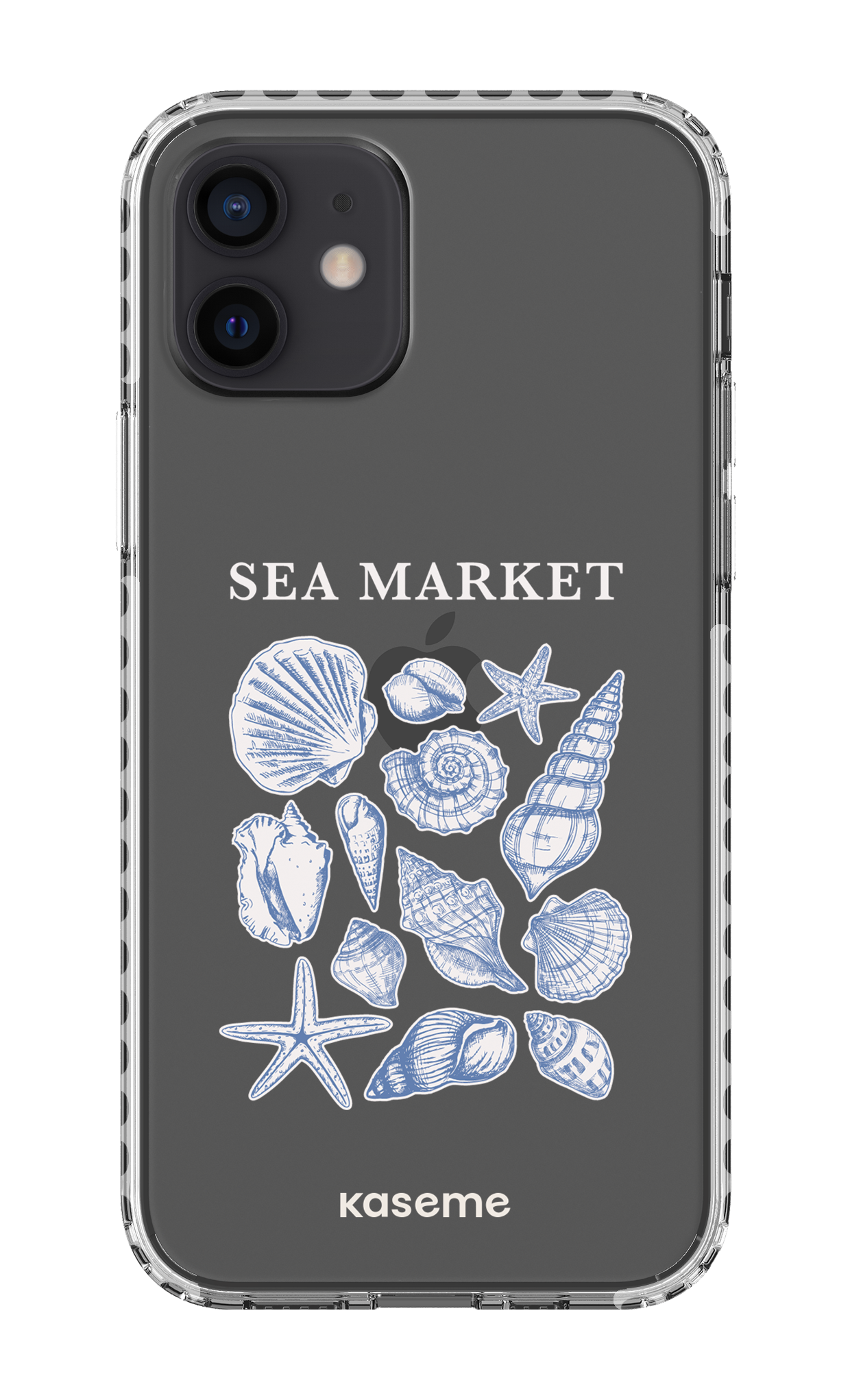 iPhone 12 Clear Case - White Souvenir Clear Case -