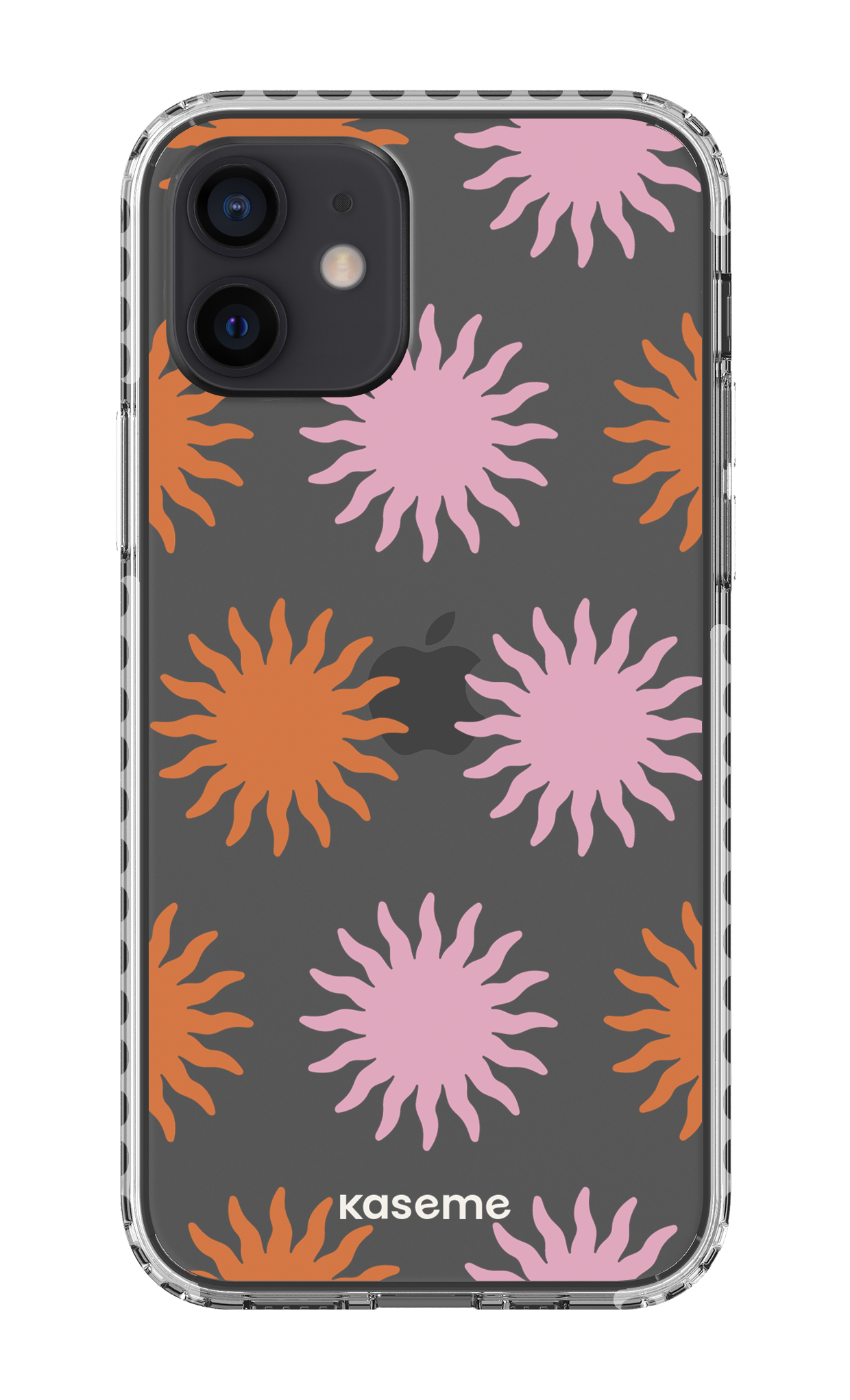 iPhone 12 Clear Case - White Vitamin Sea Clear Case -