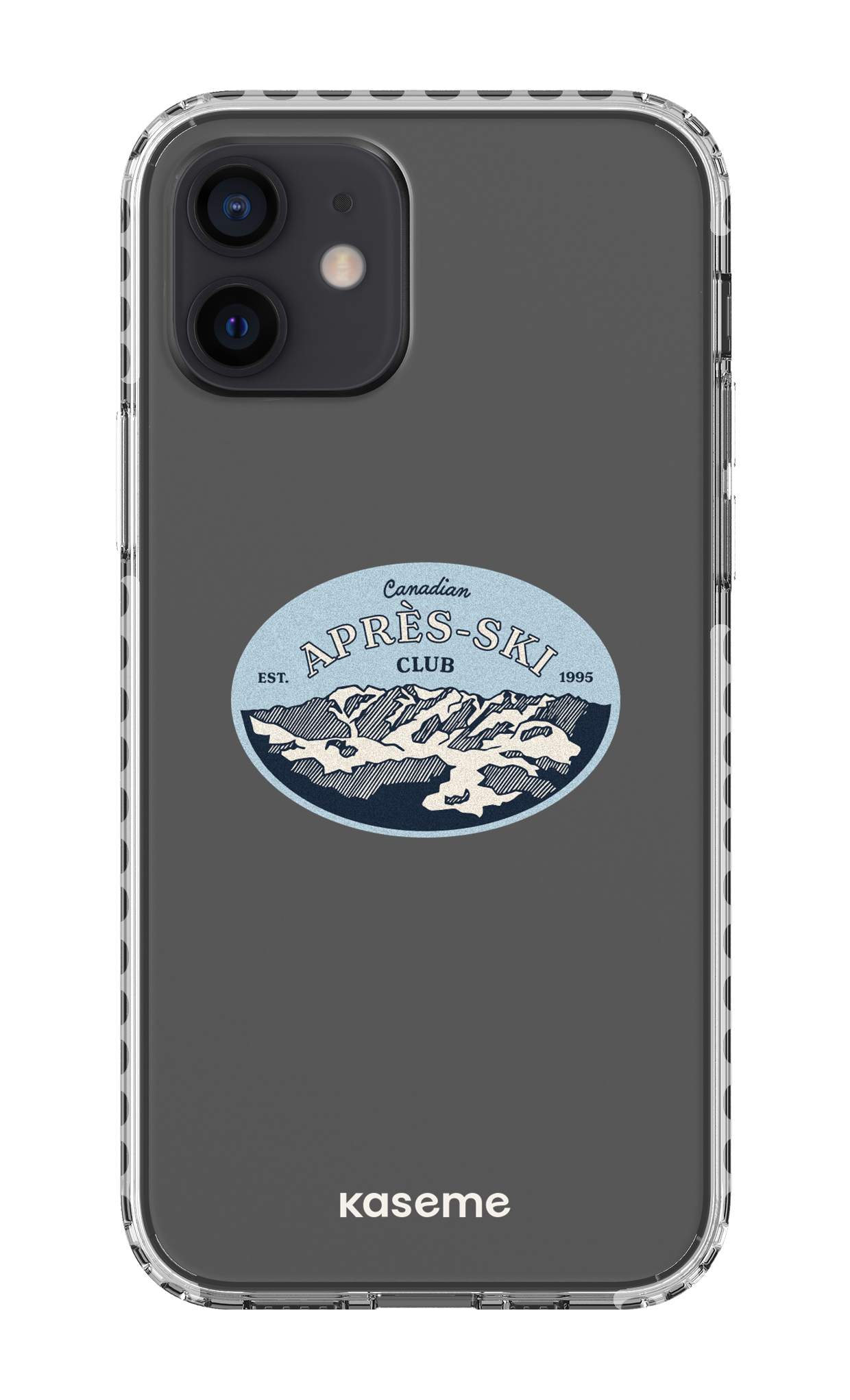 iPhone 12 Clear Case - White Whistler Clear Case -