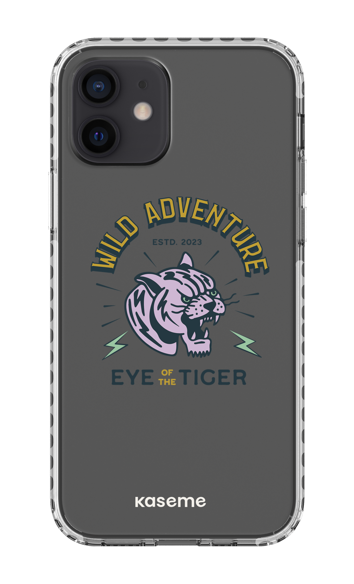 iPhone 12 Clear Case - White Wildcats clear case -