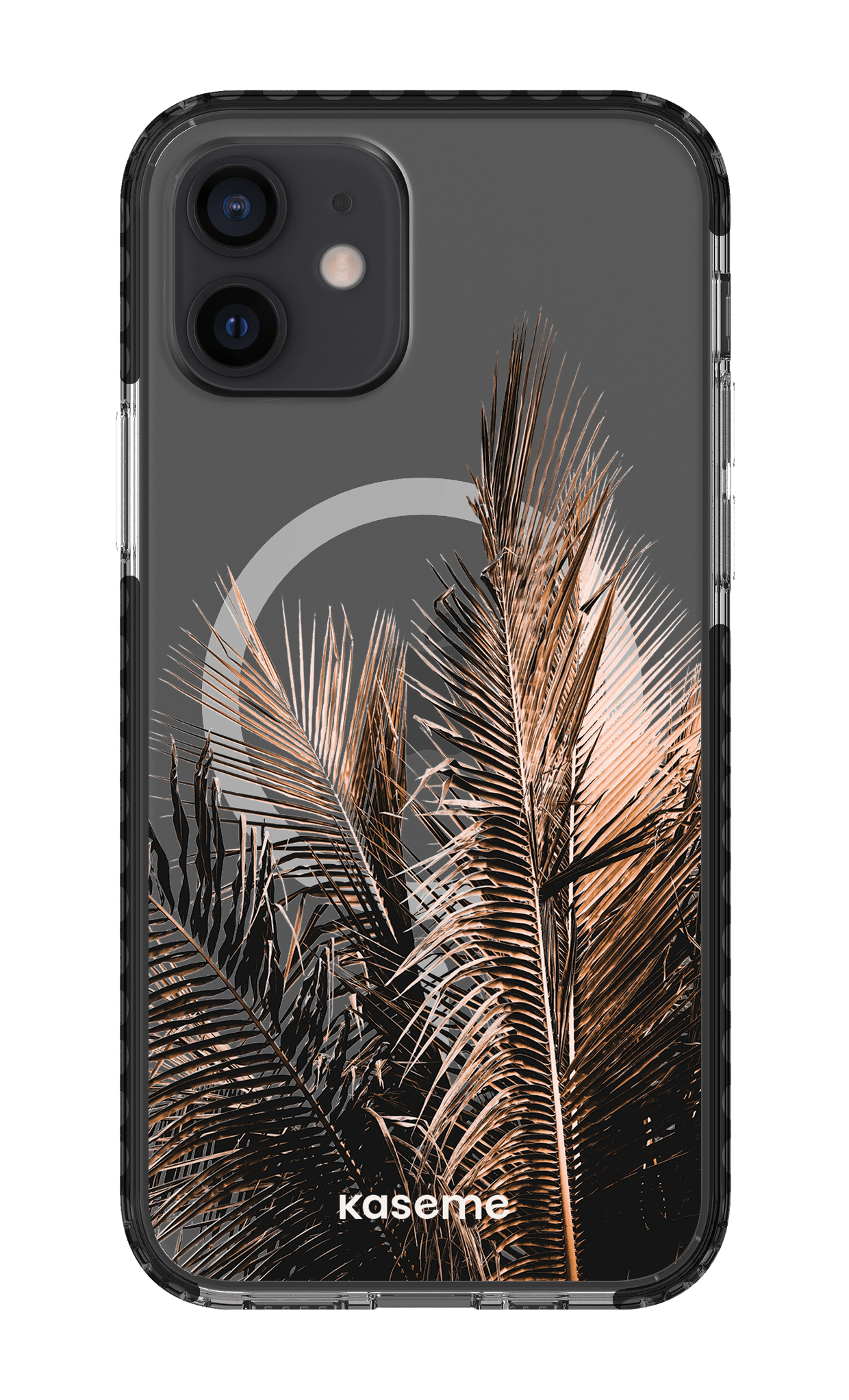 iPhone 12 Clear Case Magsafe - Black Cali Clear Case -